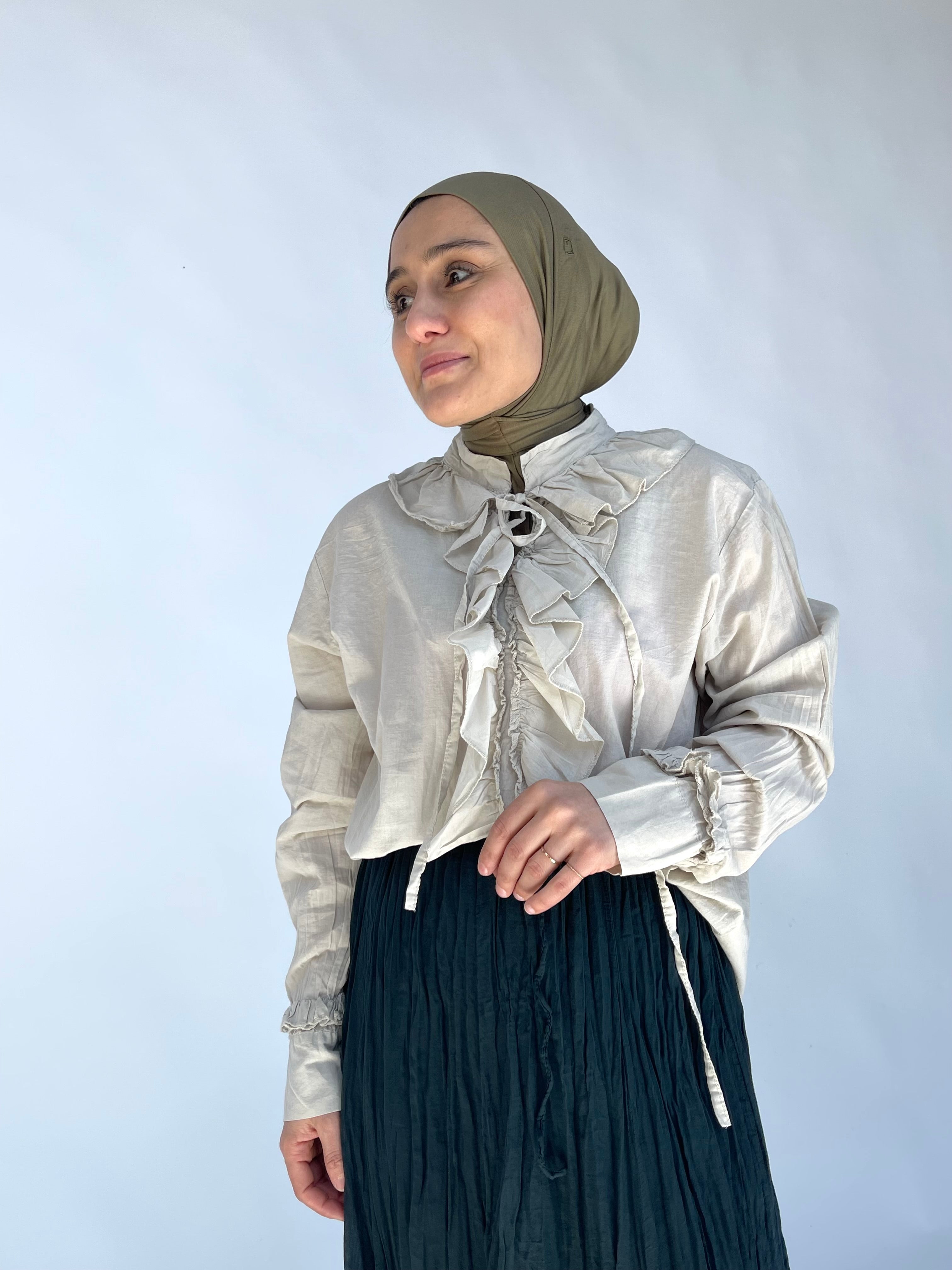 Soft Ruffle Bluse