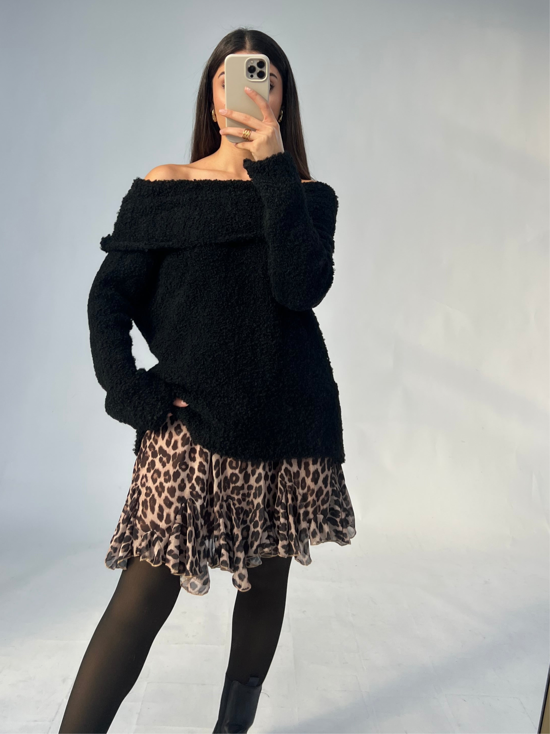 Off-Shoulder Pullover