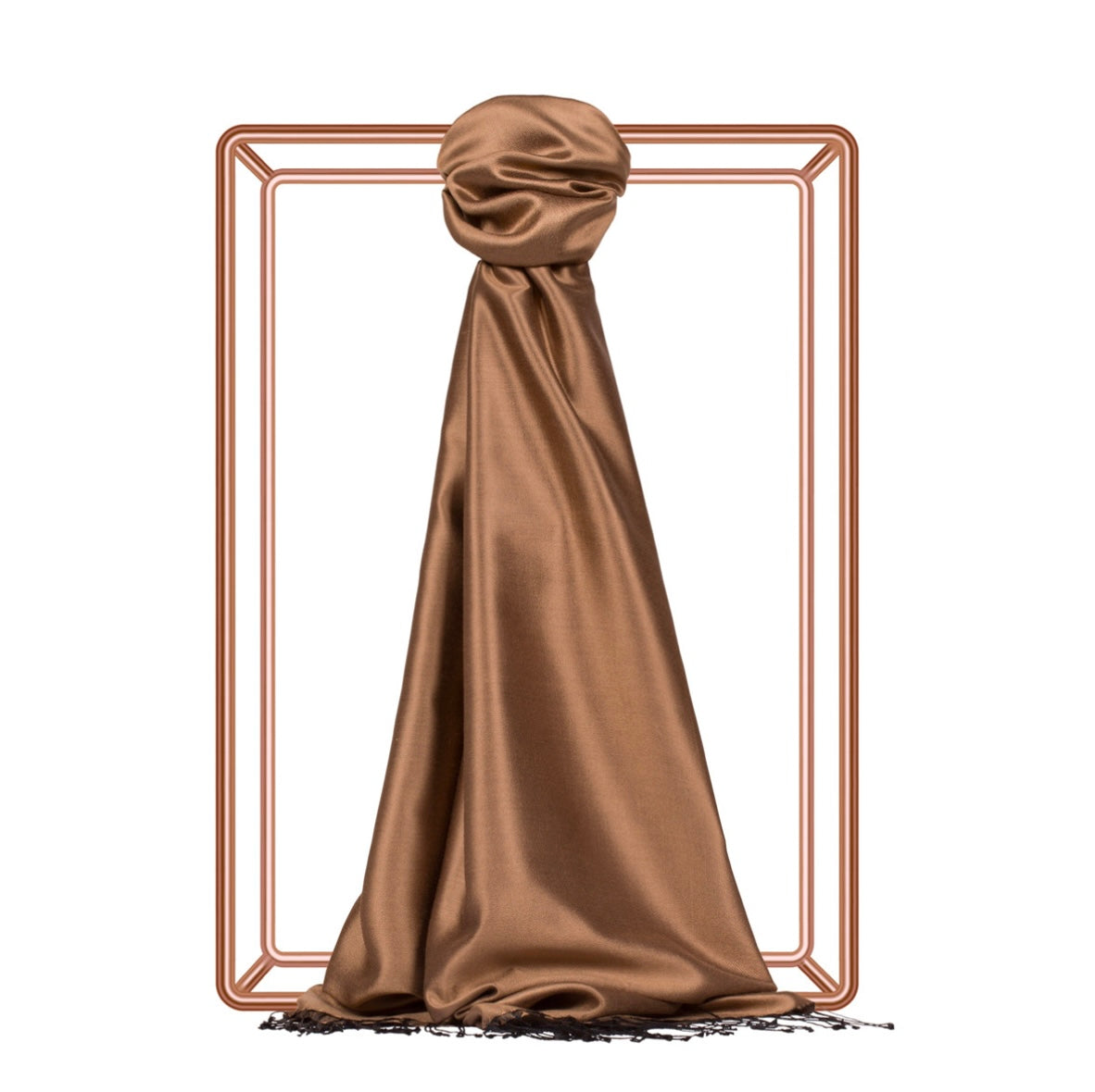 Ipekevi Seidenschal Milchkaffee