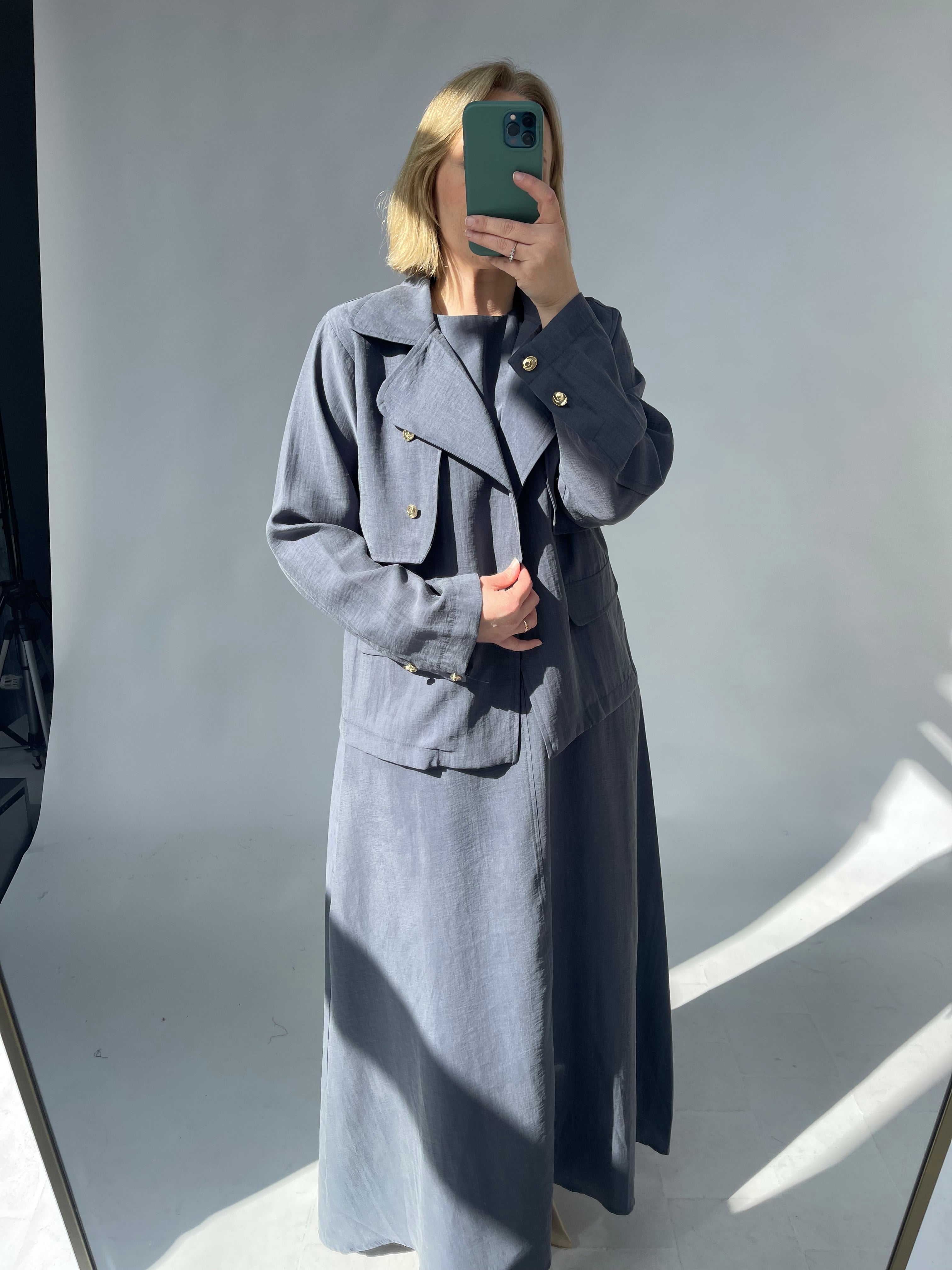 Zweiteiler Kleid mit Jacke