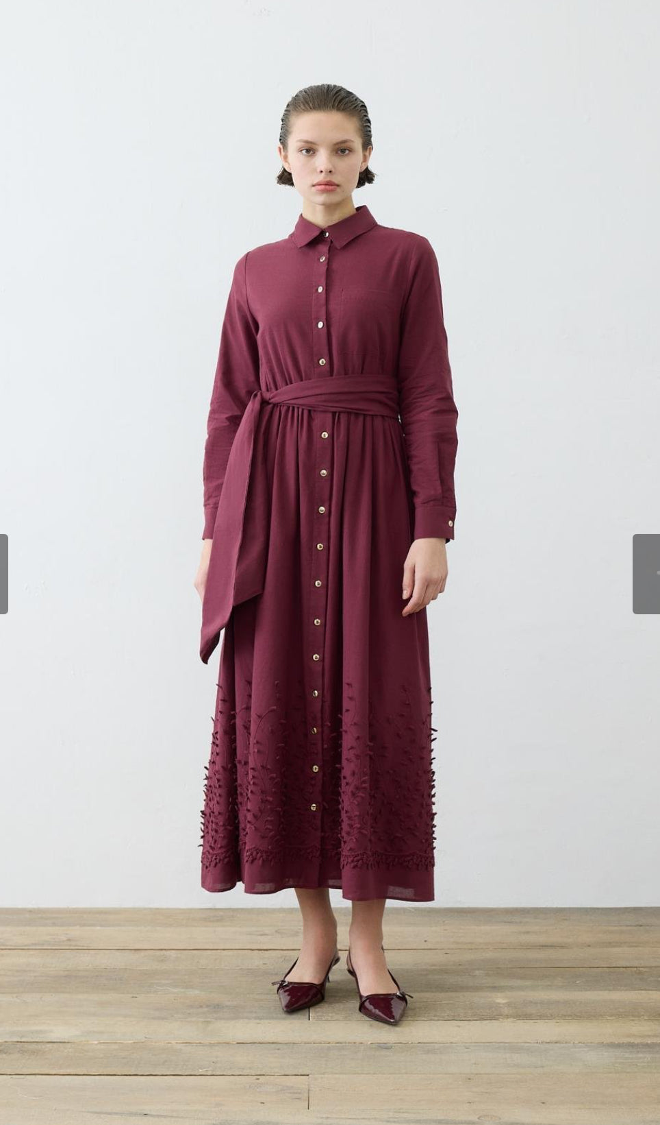 Melissa Brode Kleid Bordo