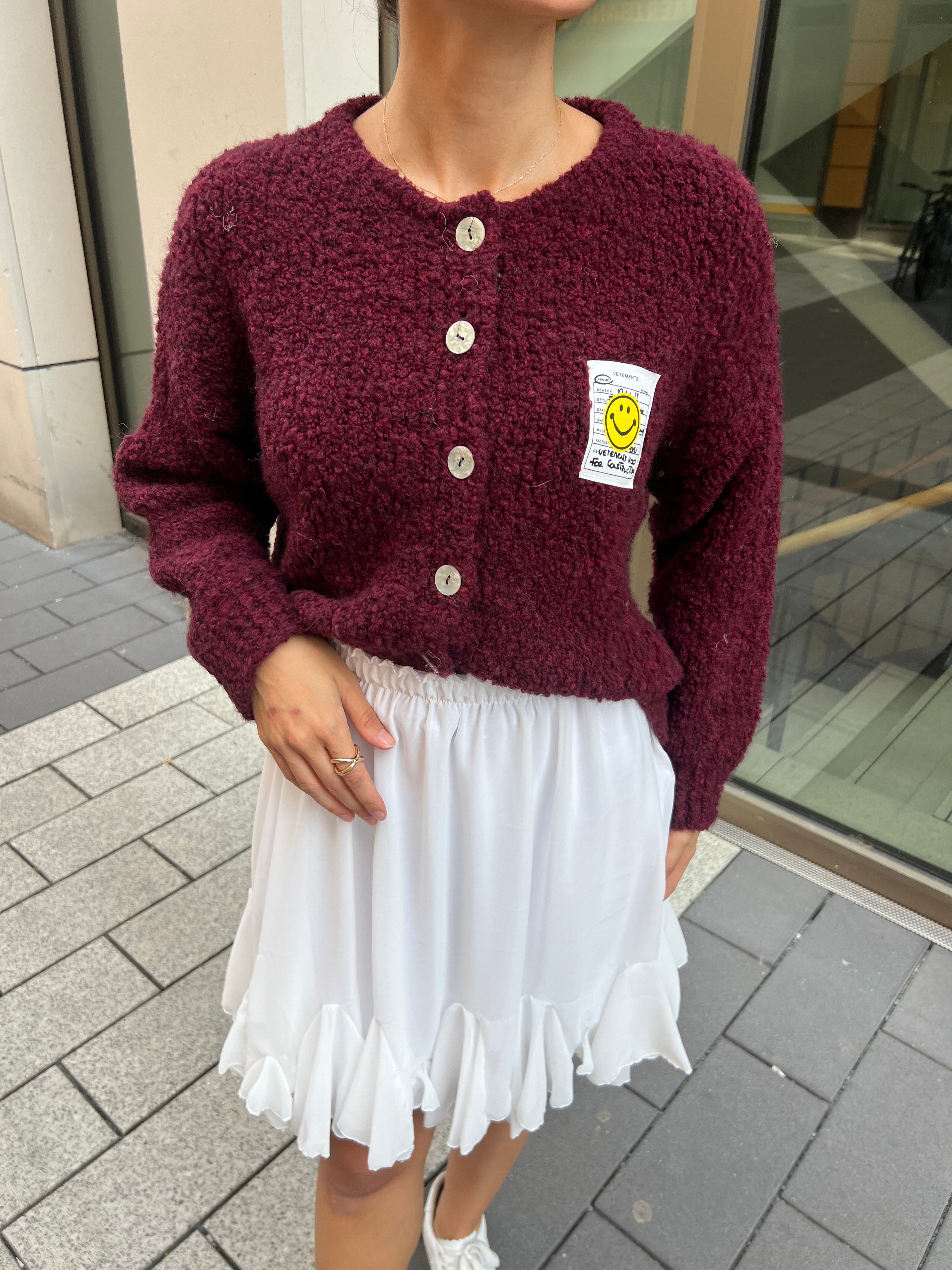 Smiley Cardigan