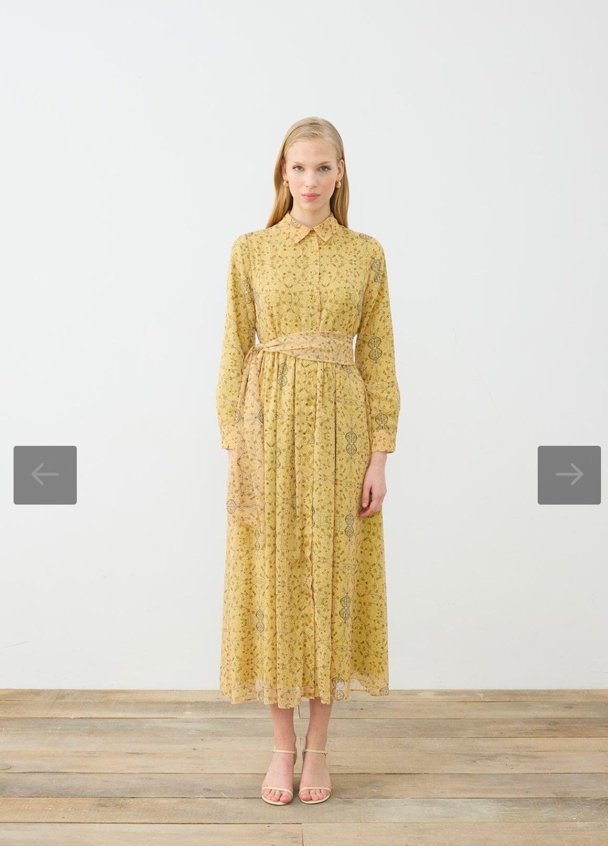 Spring Chiffon Kleid