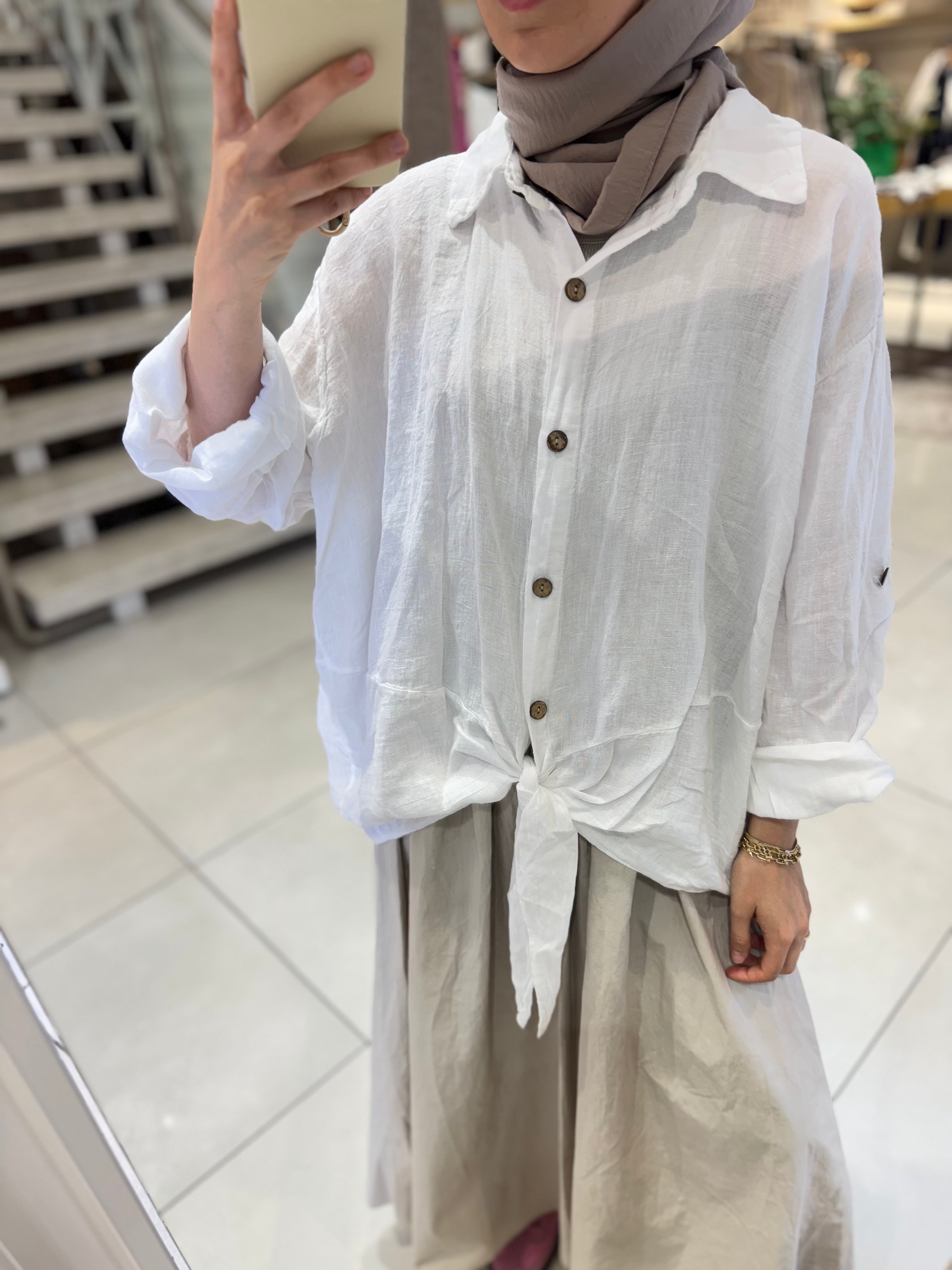 Leinenbluse Lena
