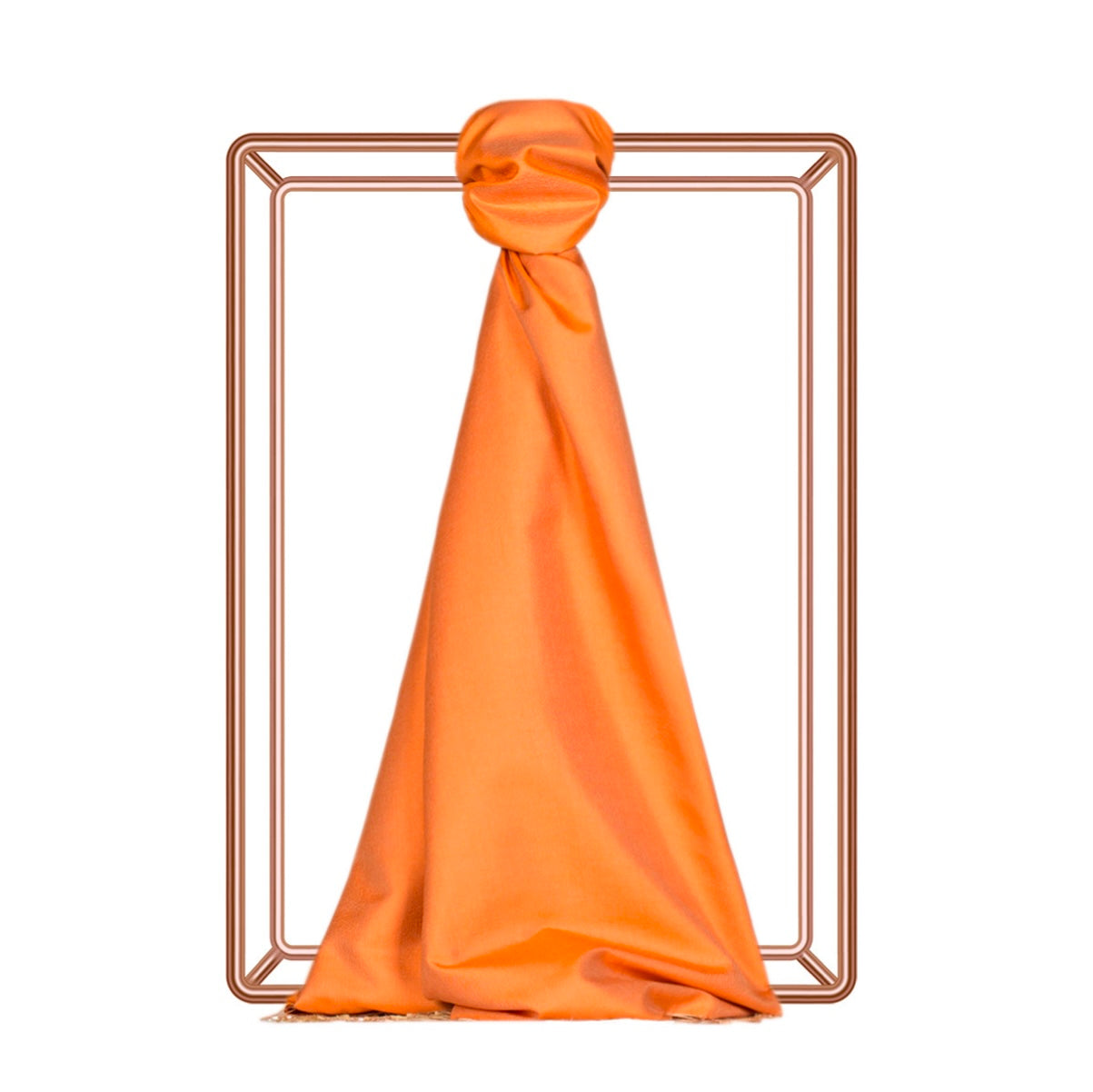 Ipekevi Seidenschal in Orange