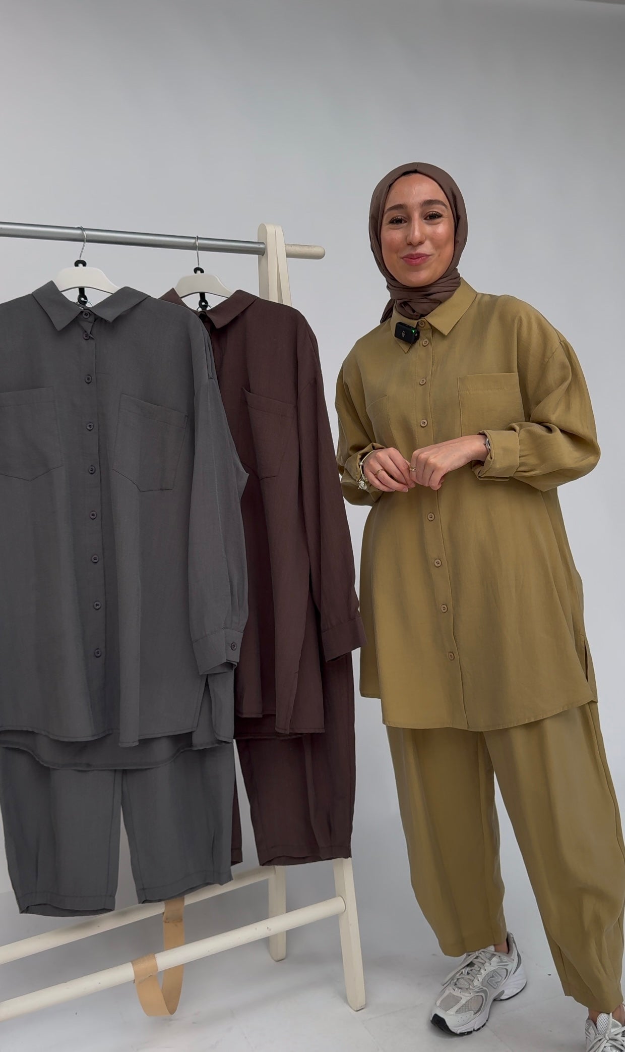 Modal Zweiteiler mit sportlichem Schnitt