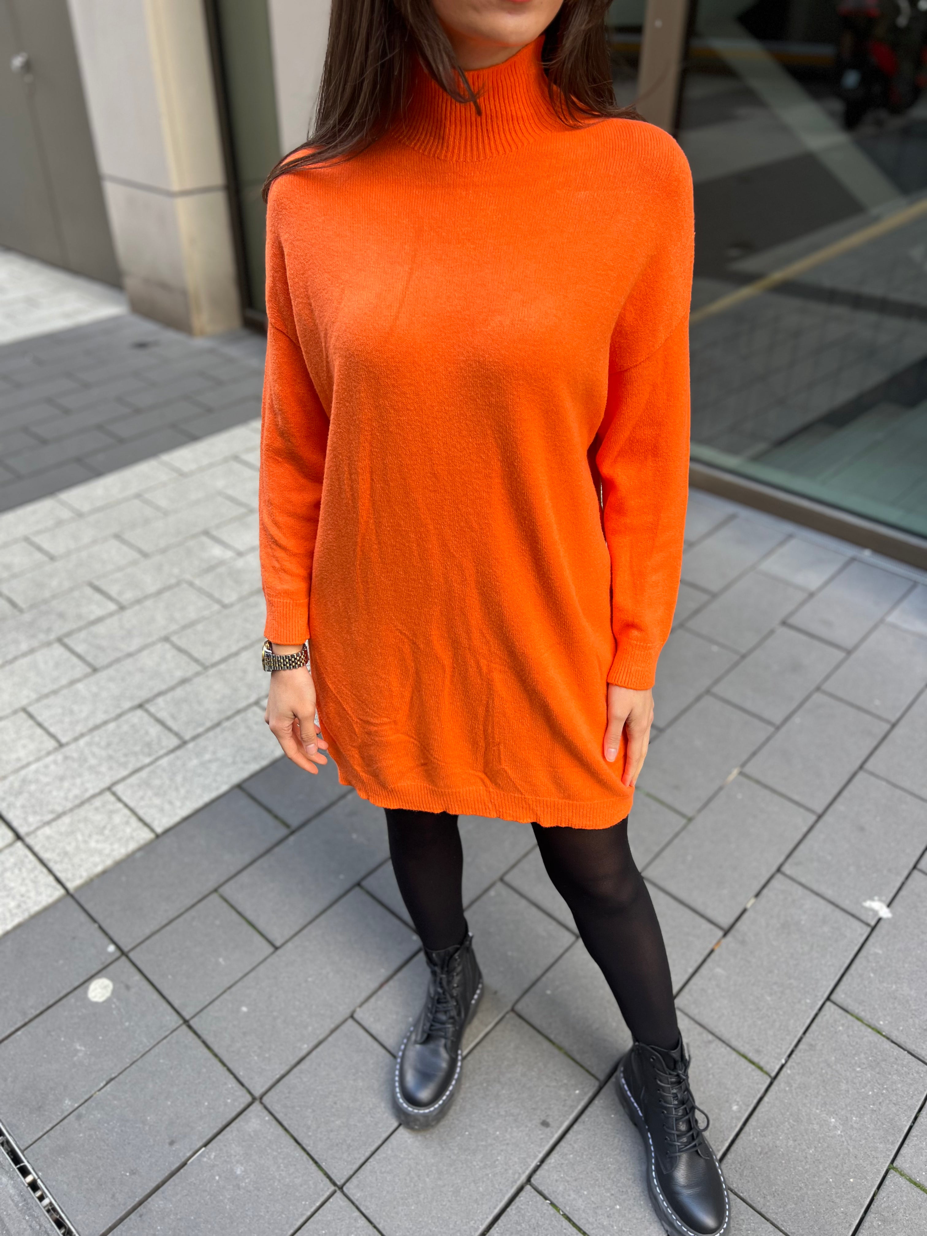Strickpullover mit Rollkragen