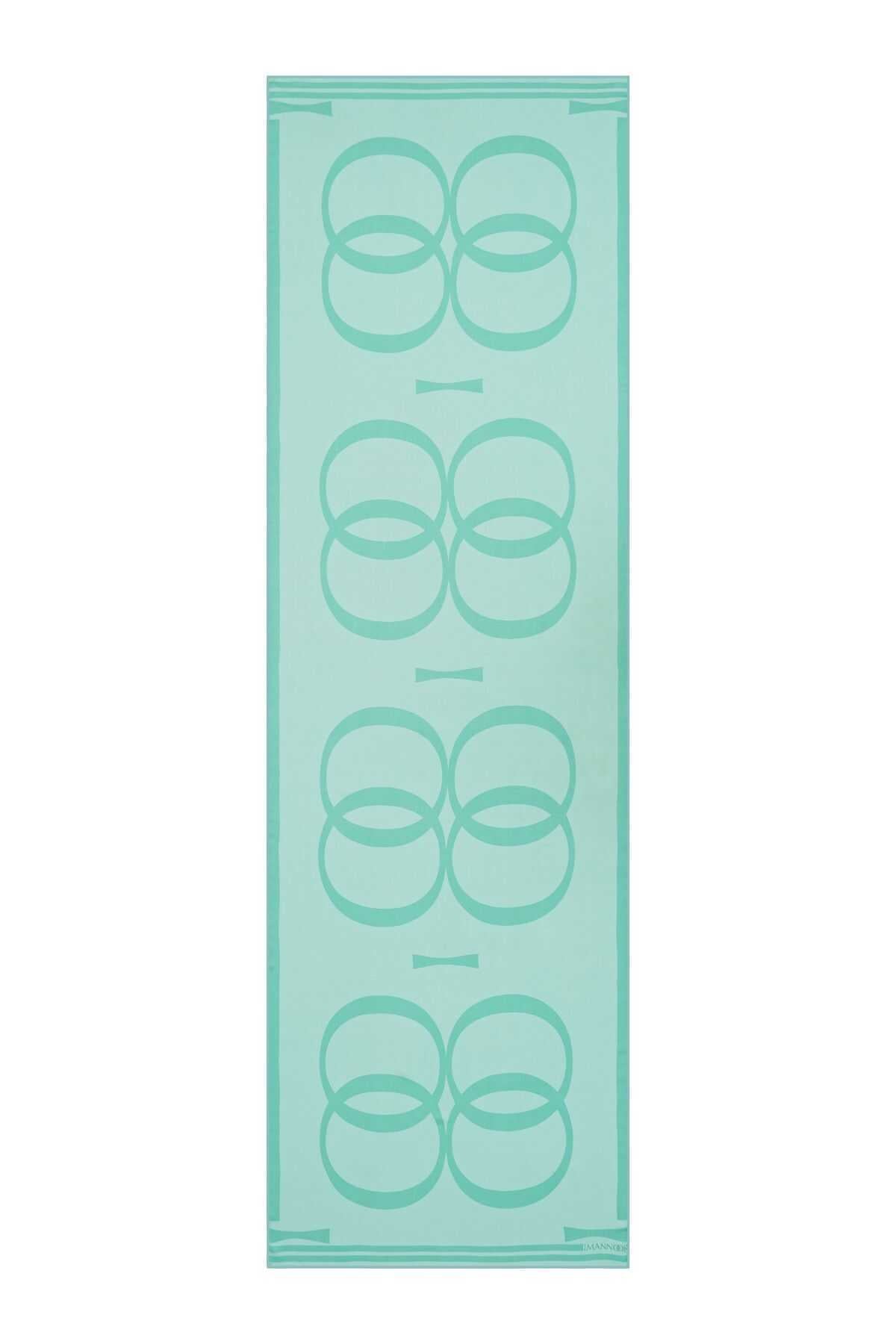 IMANNOR HIJAB DOUBLE O LOGO in turquoise