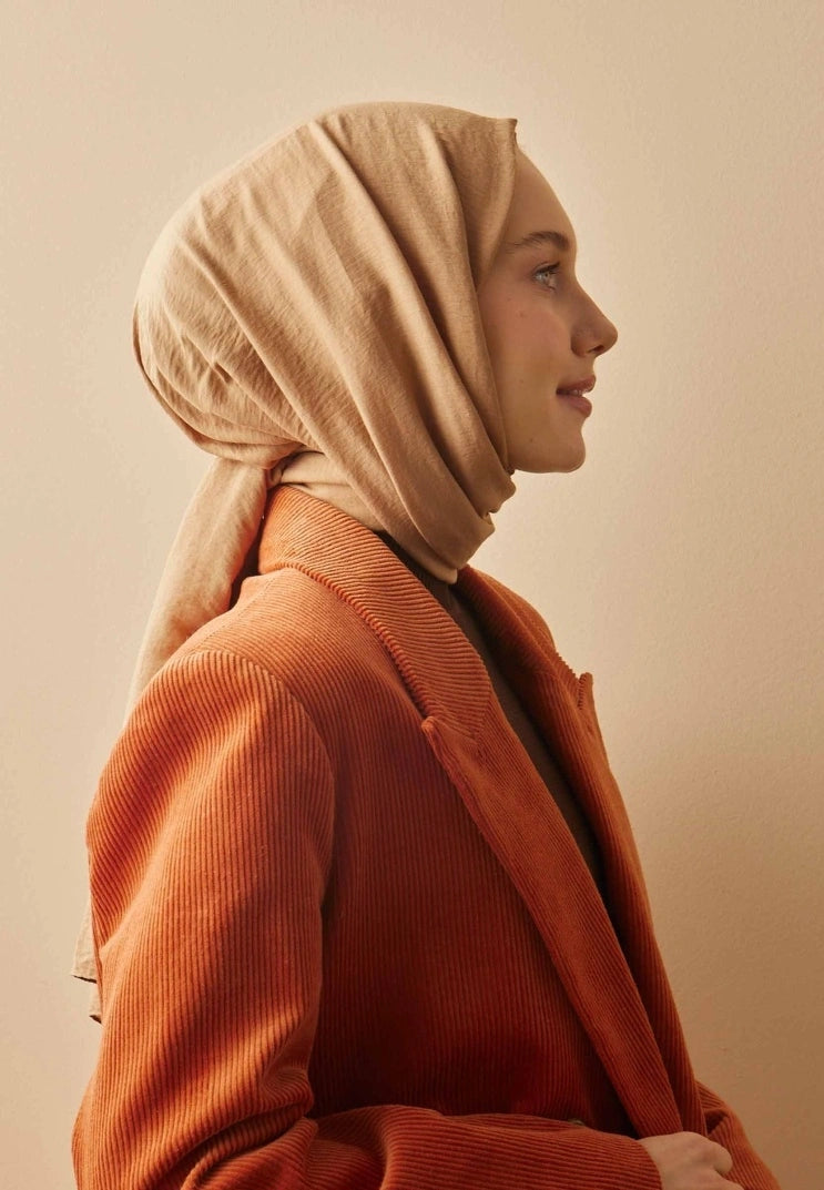 Fresh Scarfs Crash scarf in milk coffee