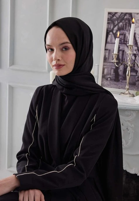 Fresh Scarfs hijab headscarf Janjan in black