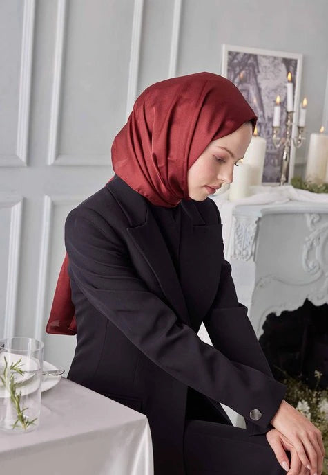 Fresh Scarfs Hijab Kopftuch Janjan in Rubin