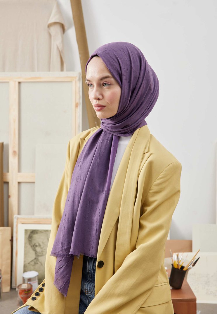 Fresh Scarfs "Bambus" in Ametist