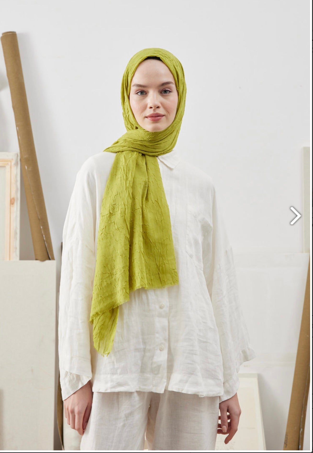 Fresh Scarfs "Bambus" in Pistazie