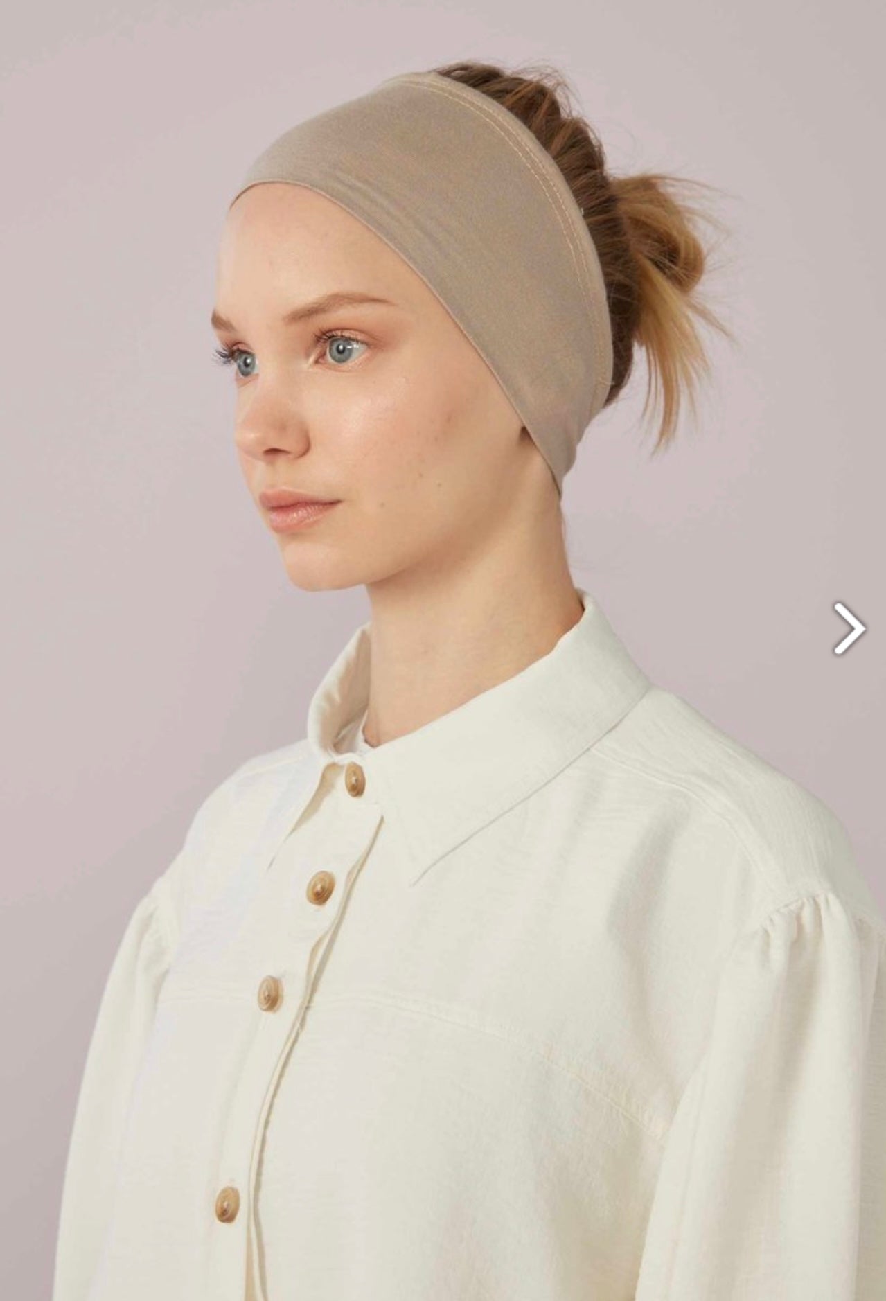 Silicone banda in Nerz by Fresh Scarfs