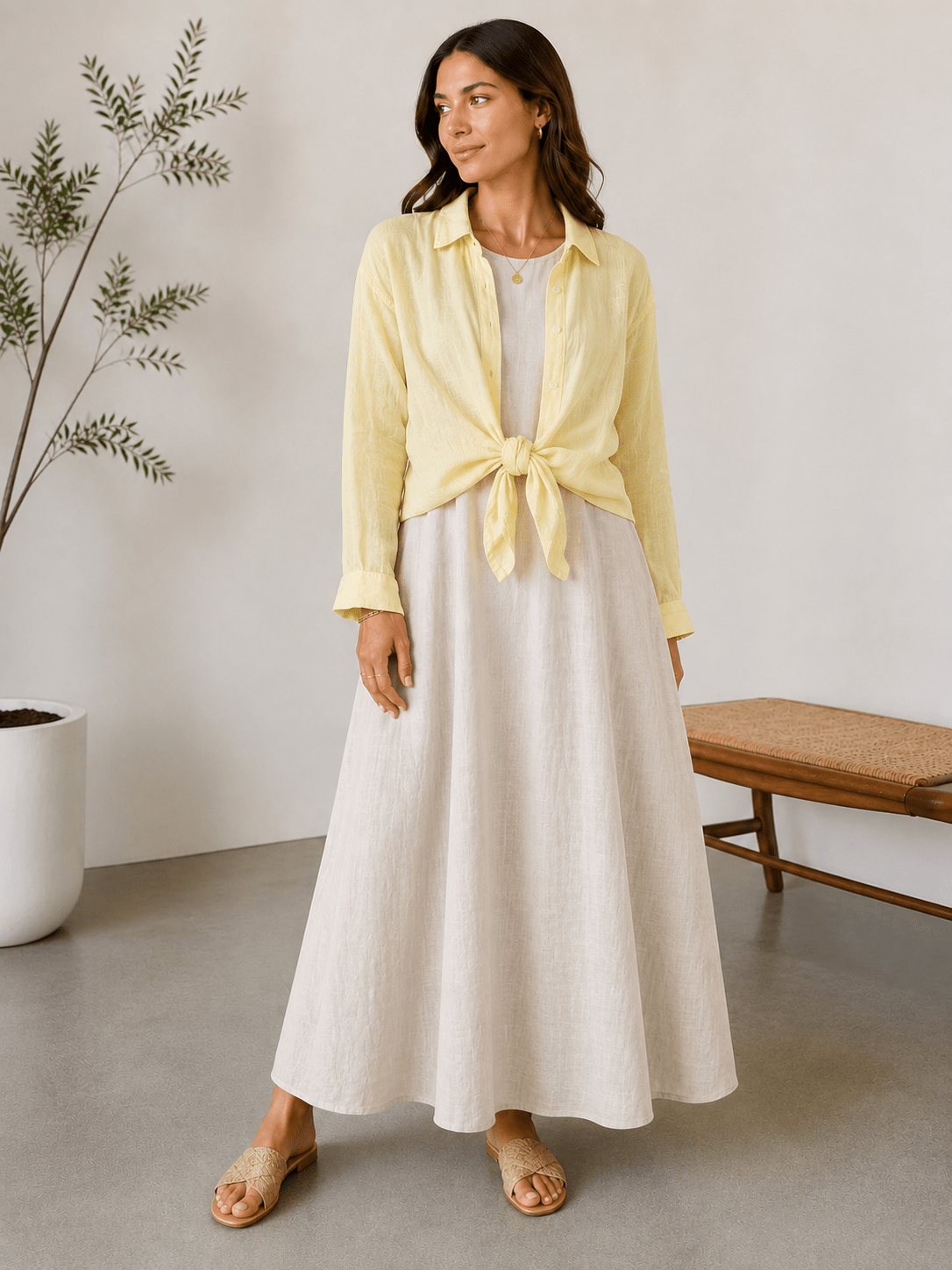 Leinenbluse Lena - Image Stores