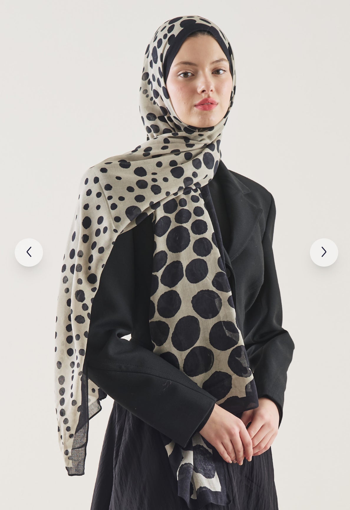 Polka Rami Schal - Image Stores