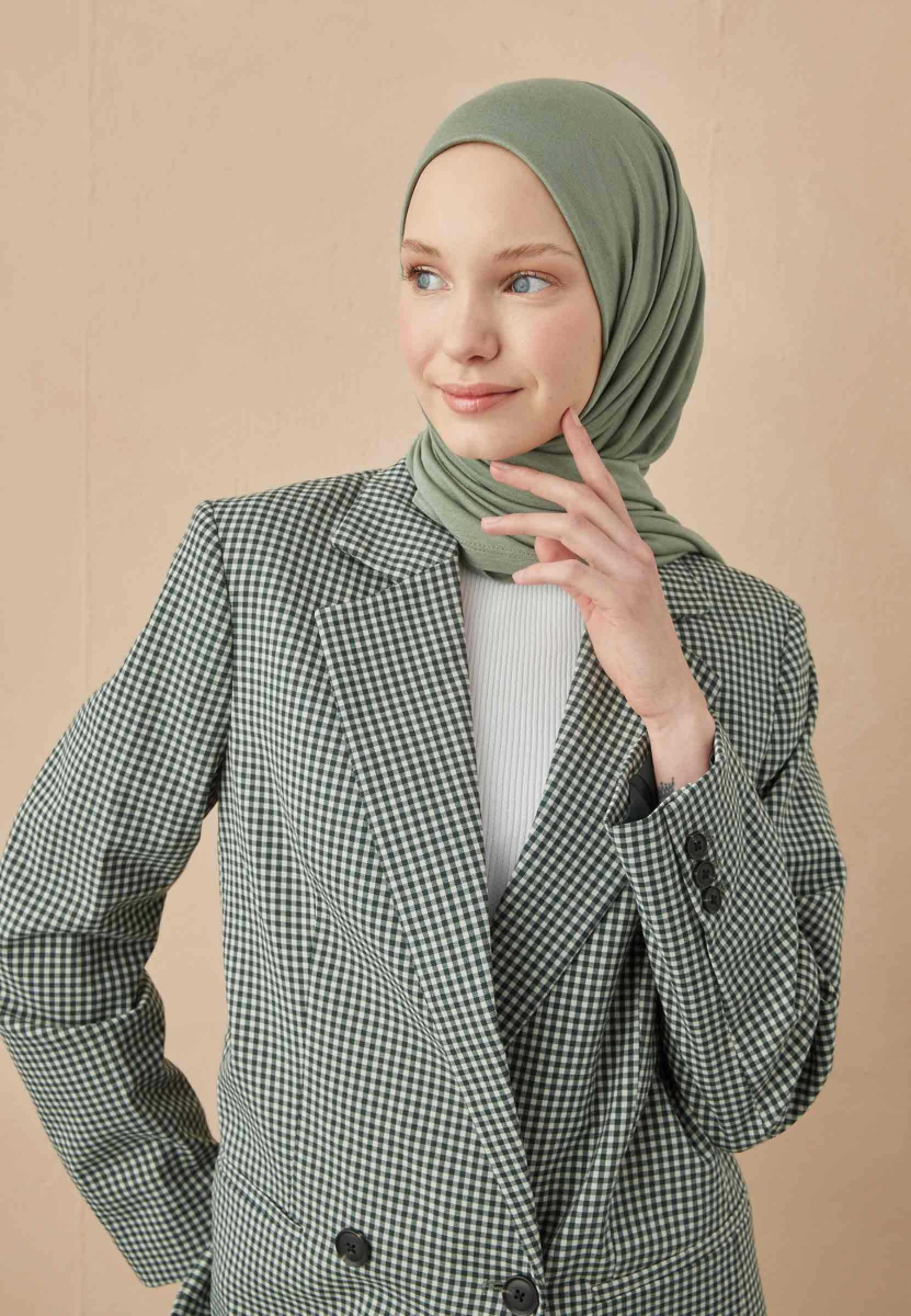 Jersey Schal in Mint