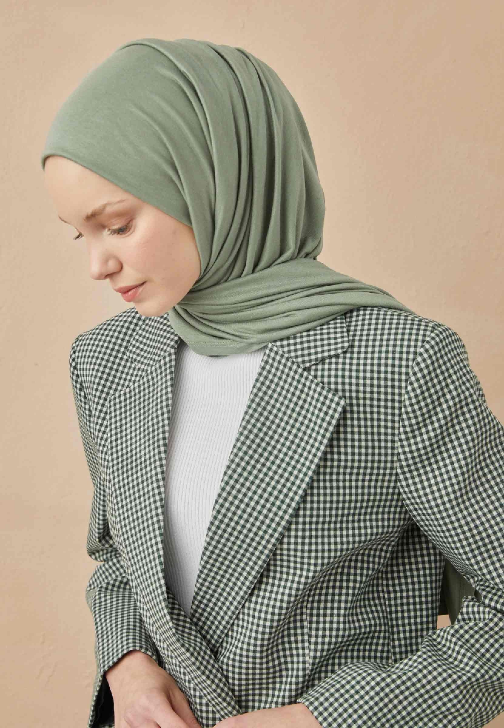 Jersey Schal in Mint
