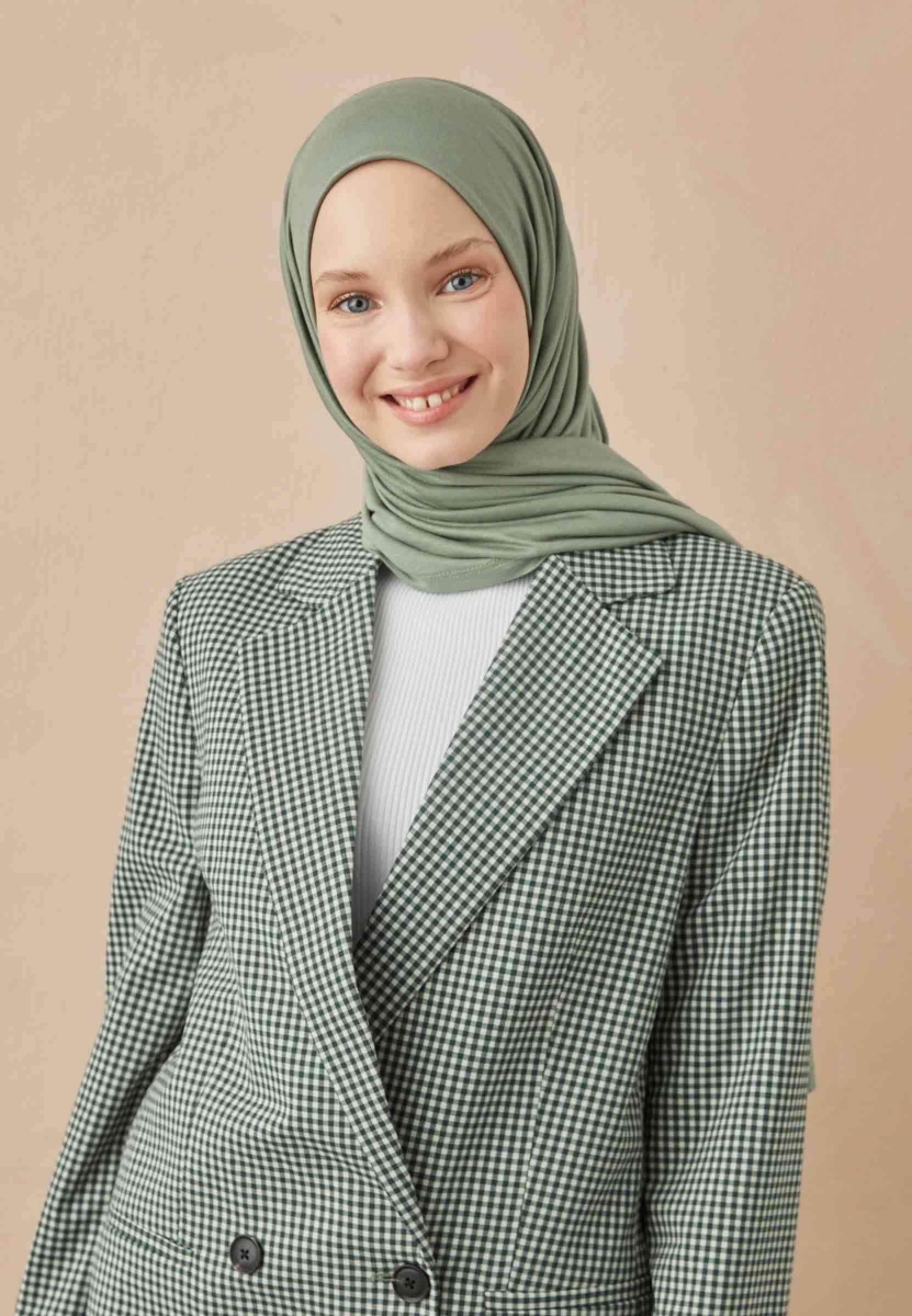 Jersey Schal in Mint