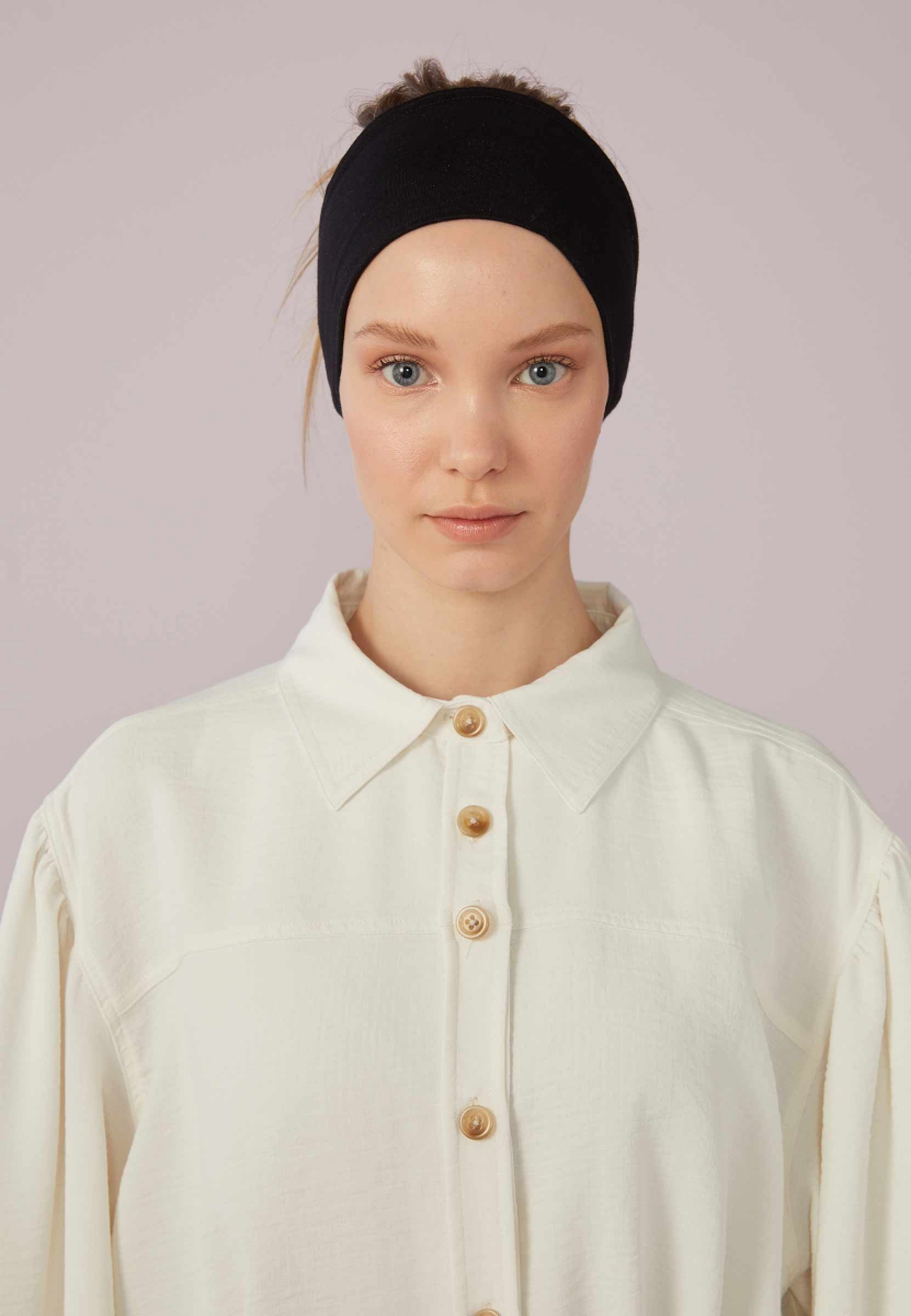 Silikonbandana in Schwarz