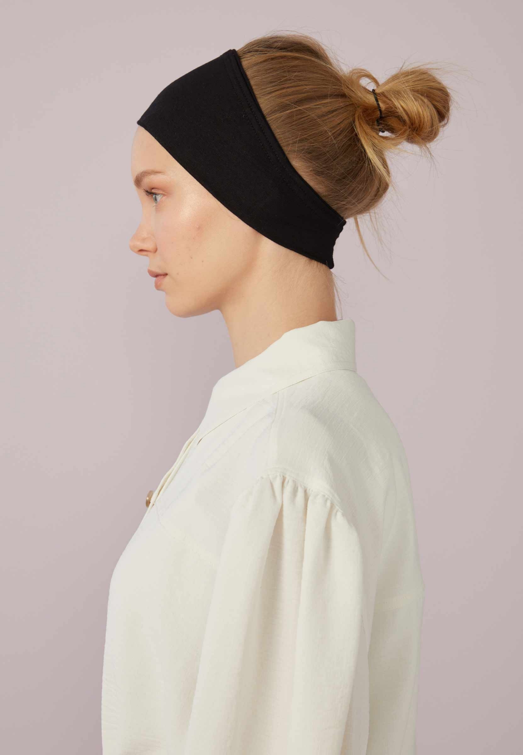 Silikonbandana in Schwarz