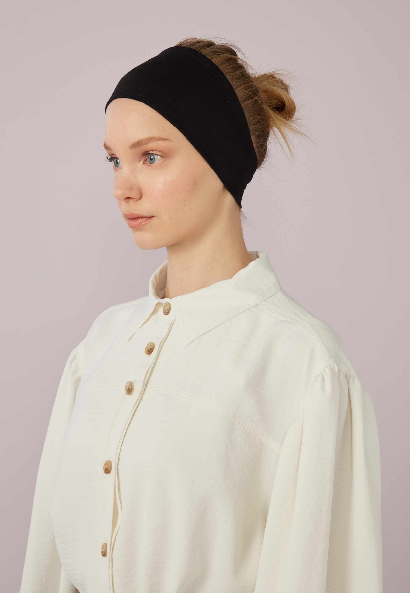 Silikonbandana in Schwarz