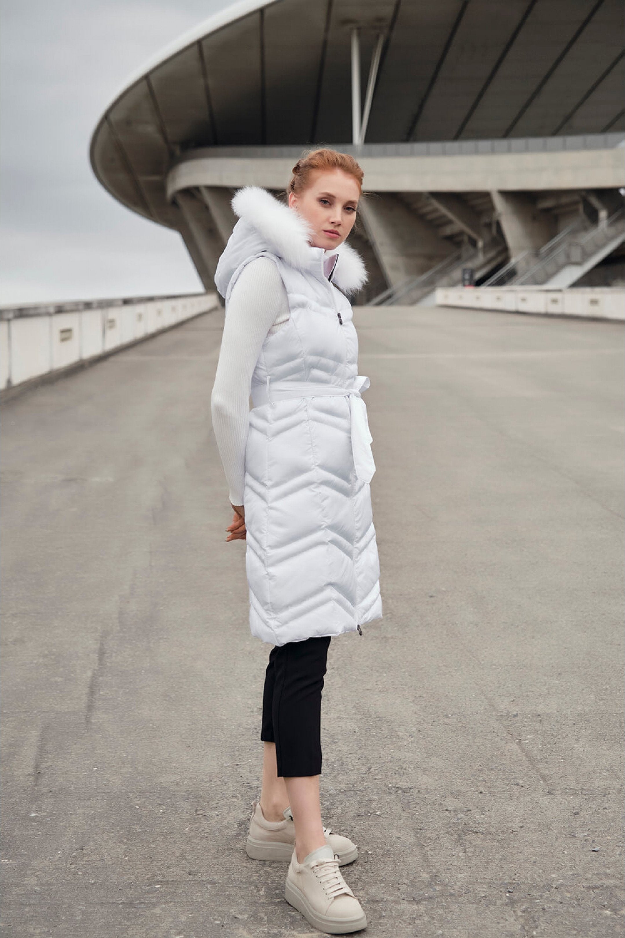 Napoli Weste in Weiß