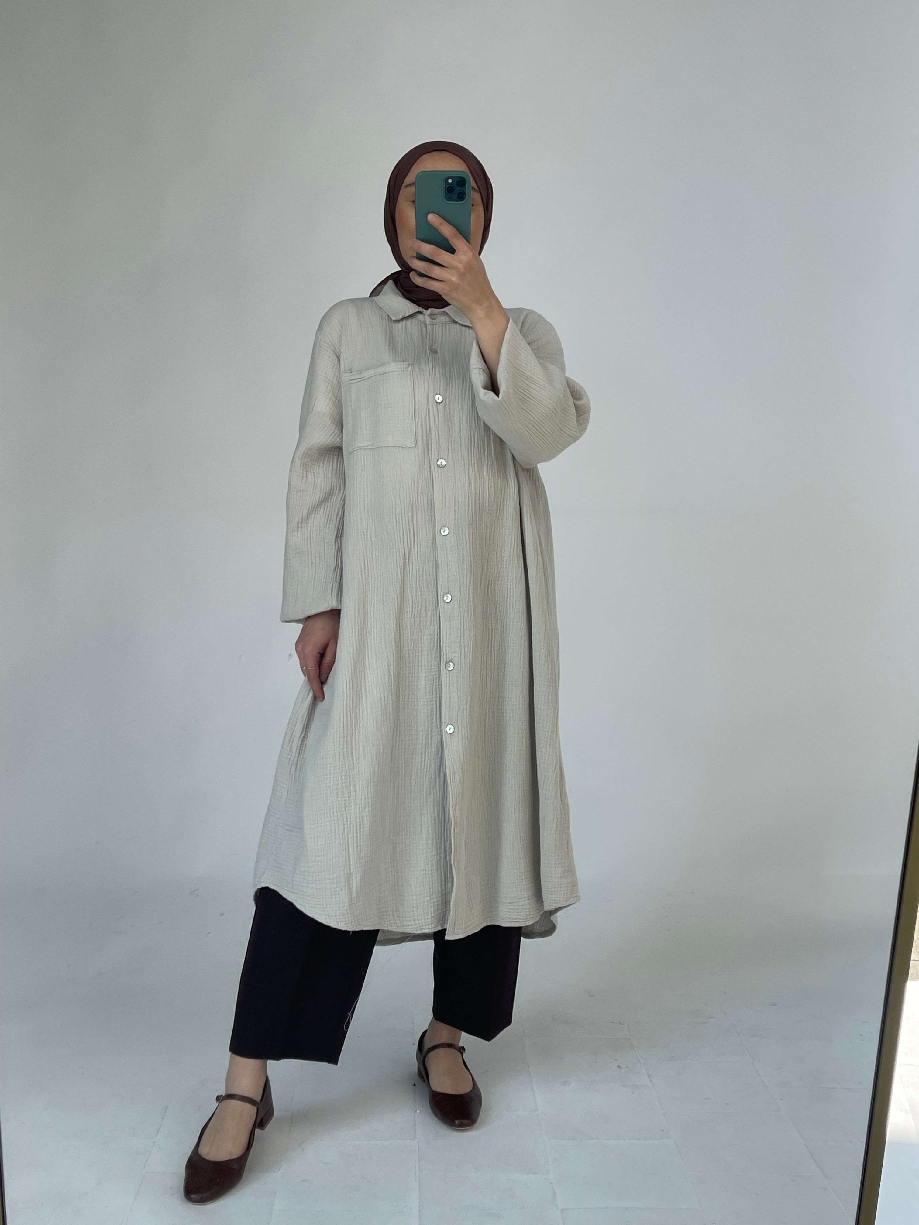 Musselin Tunika lang