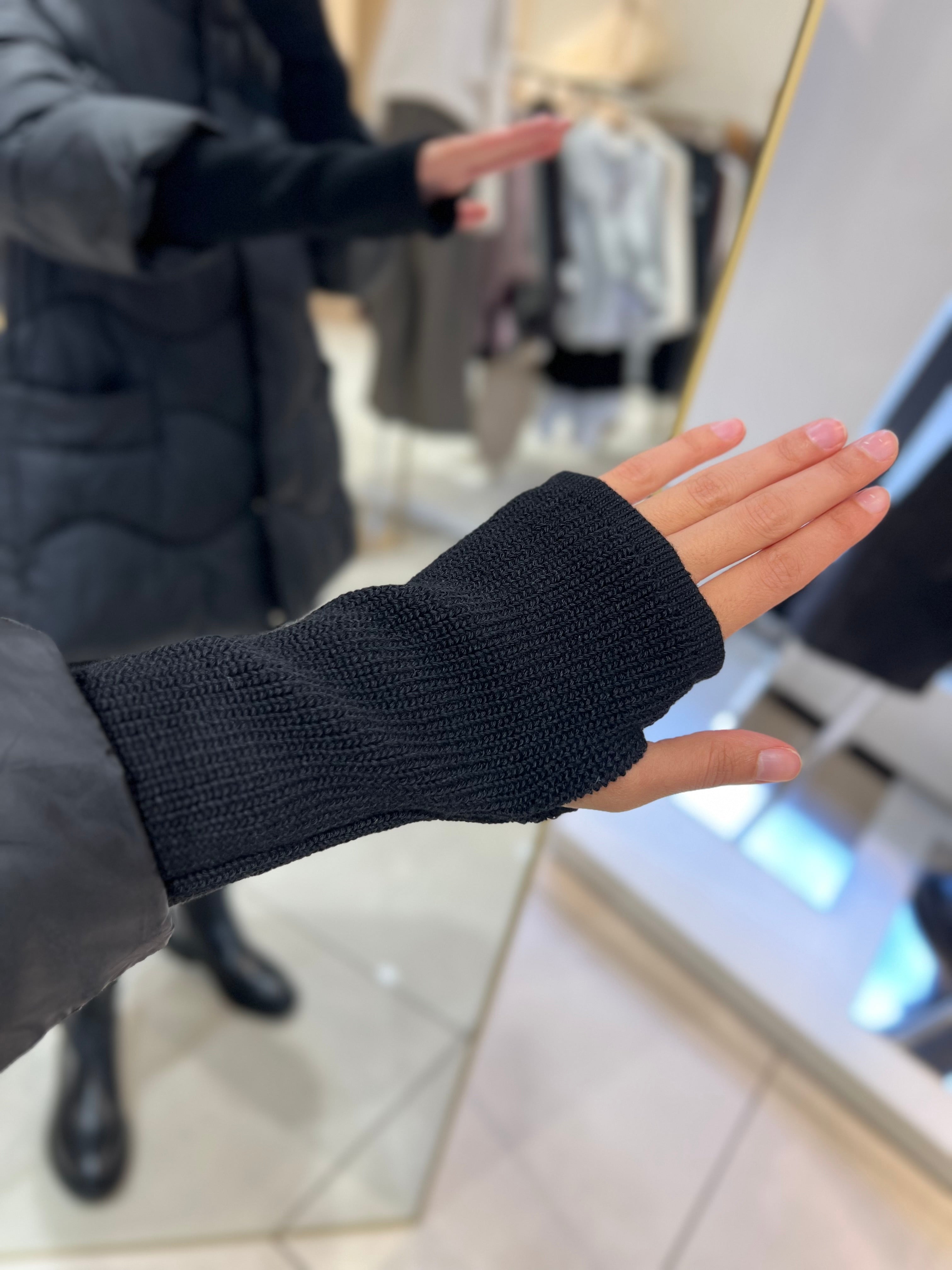 Steppjacke mit Strick