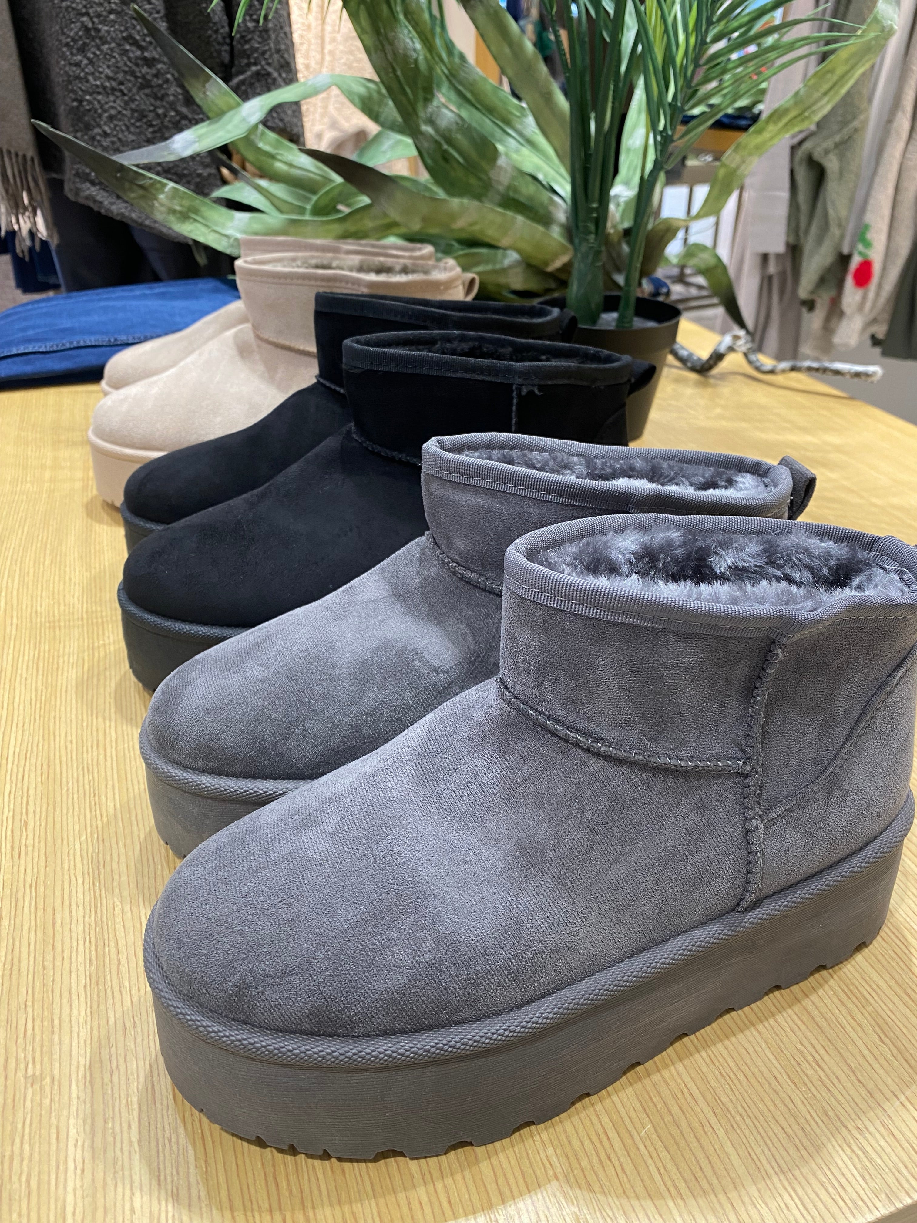 Plateau boots mini