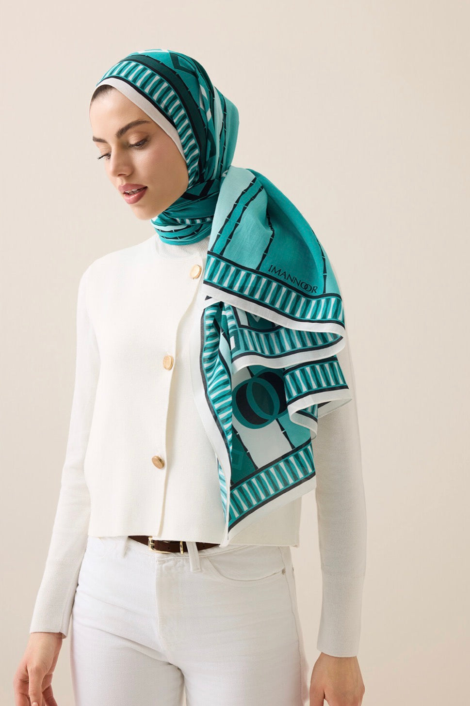 Imannoor Papatya Noor Floş Schal