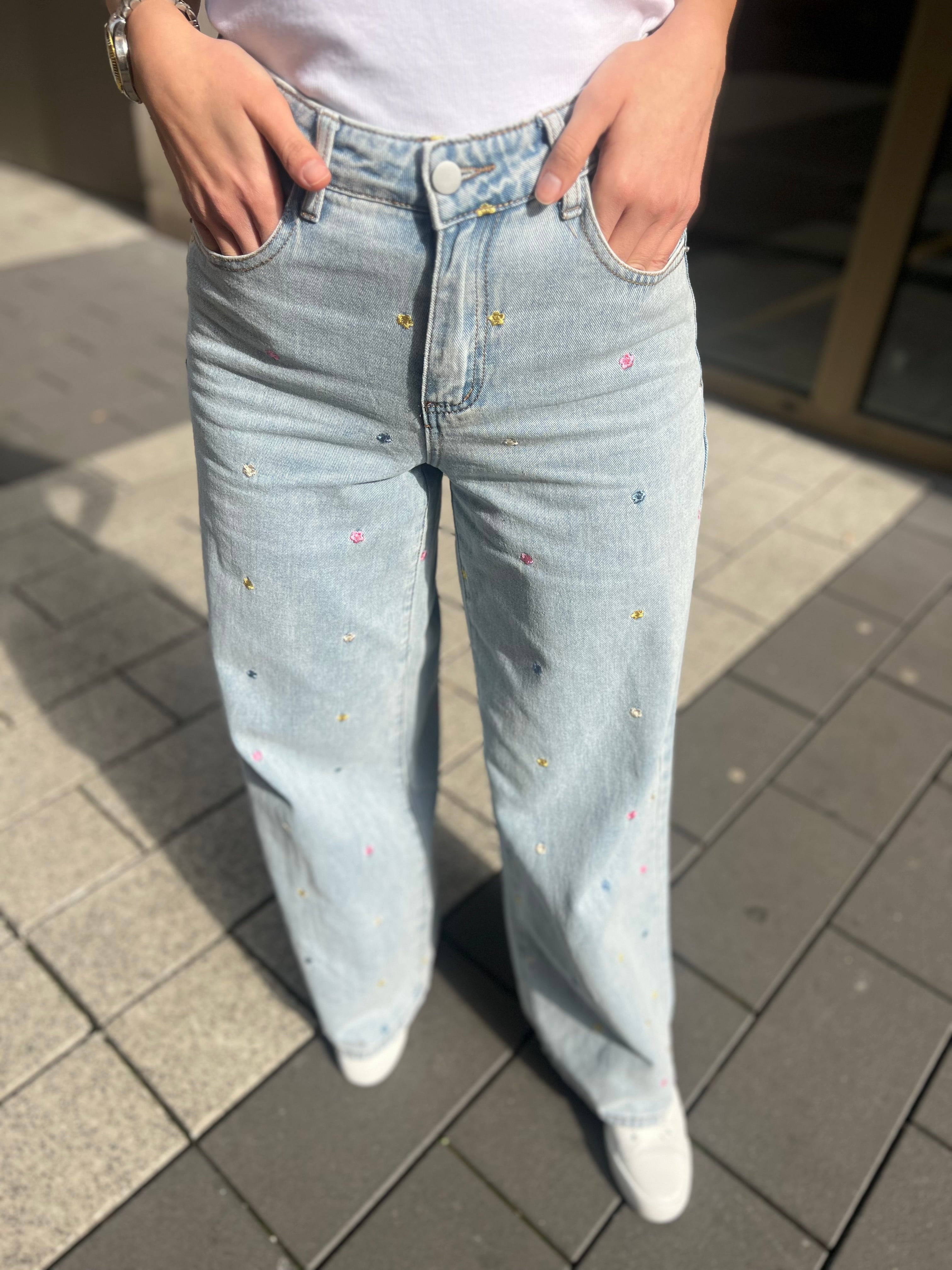 Flower Jeans