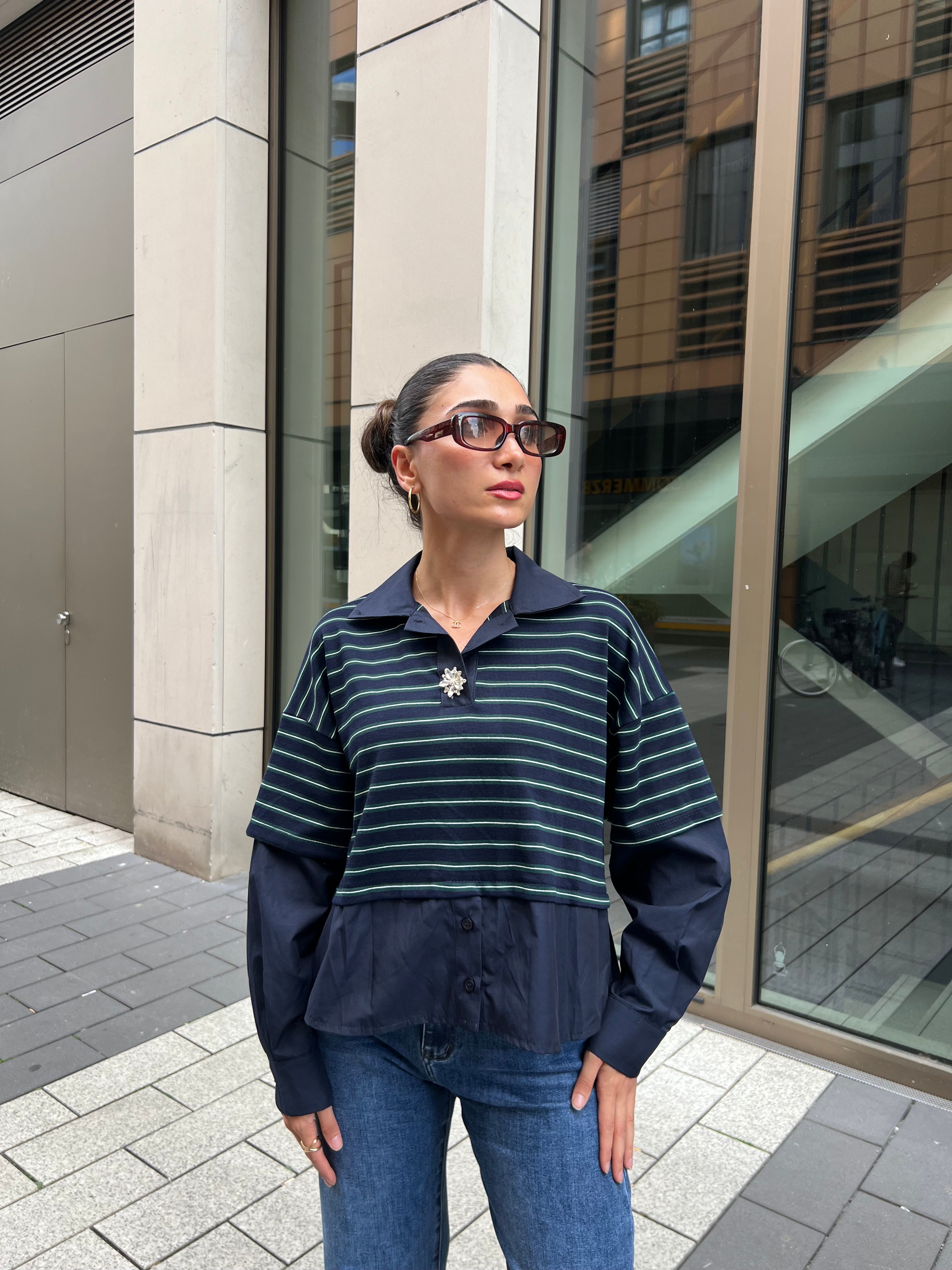 Gestreift Sweat