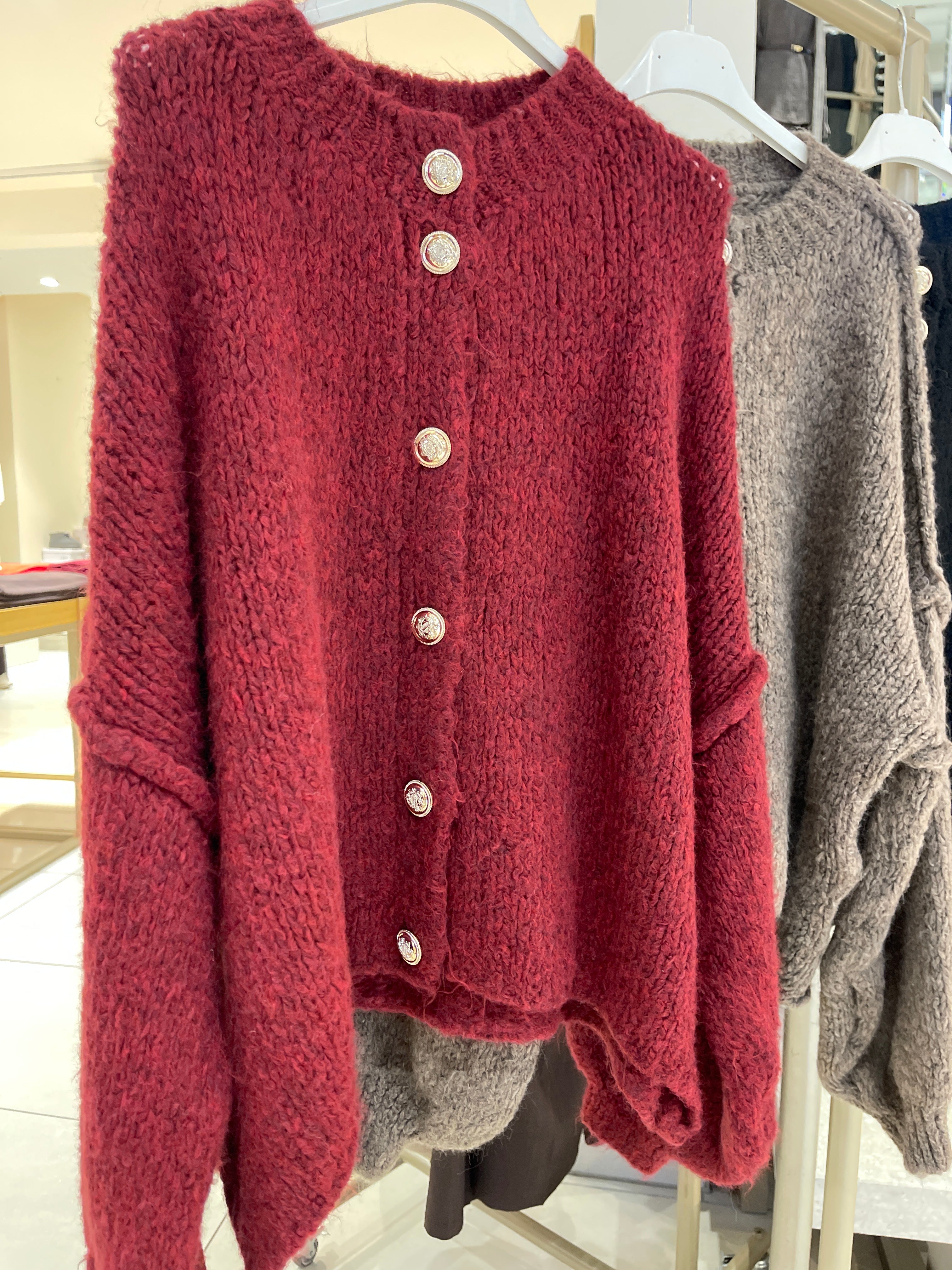 Oversize Cardigan Kurz