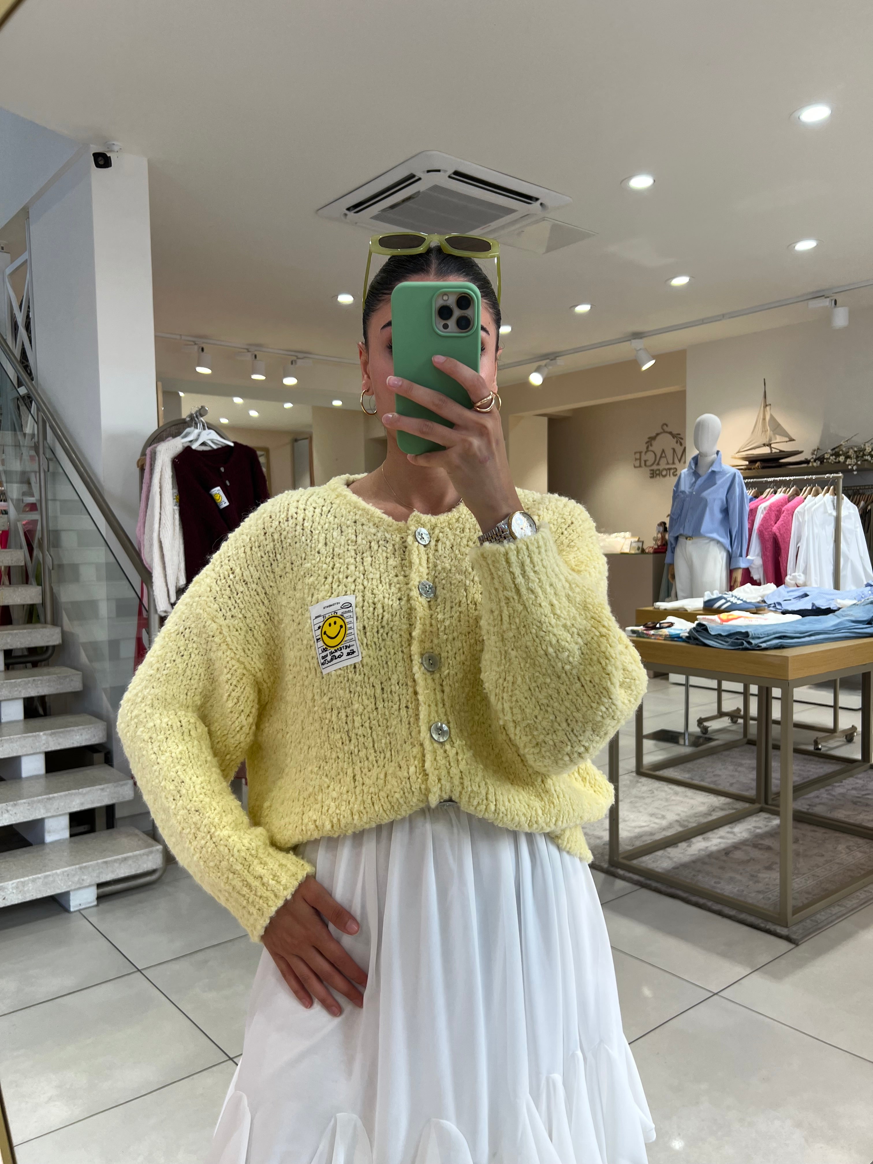 Smiley Cardigan