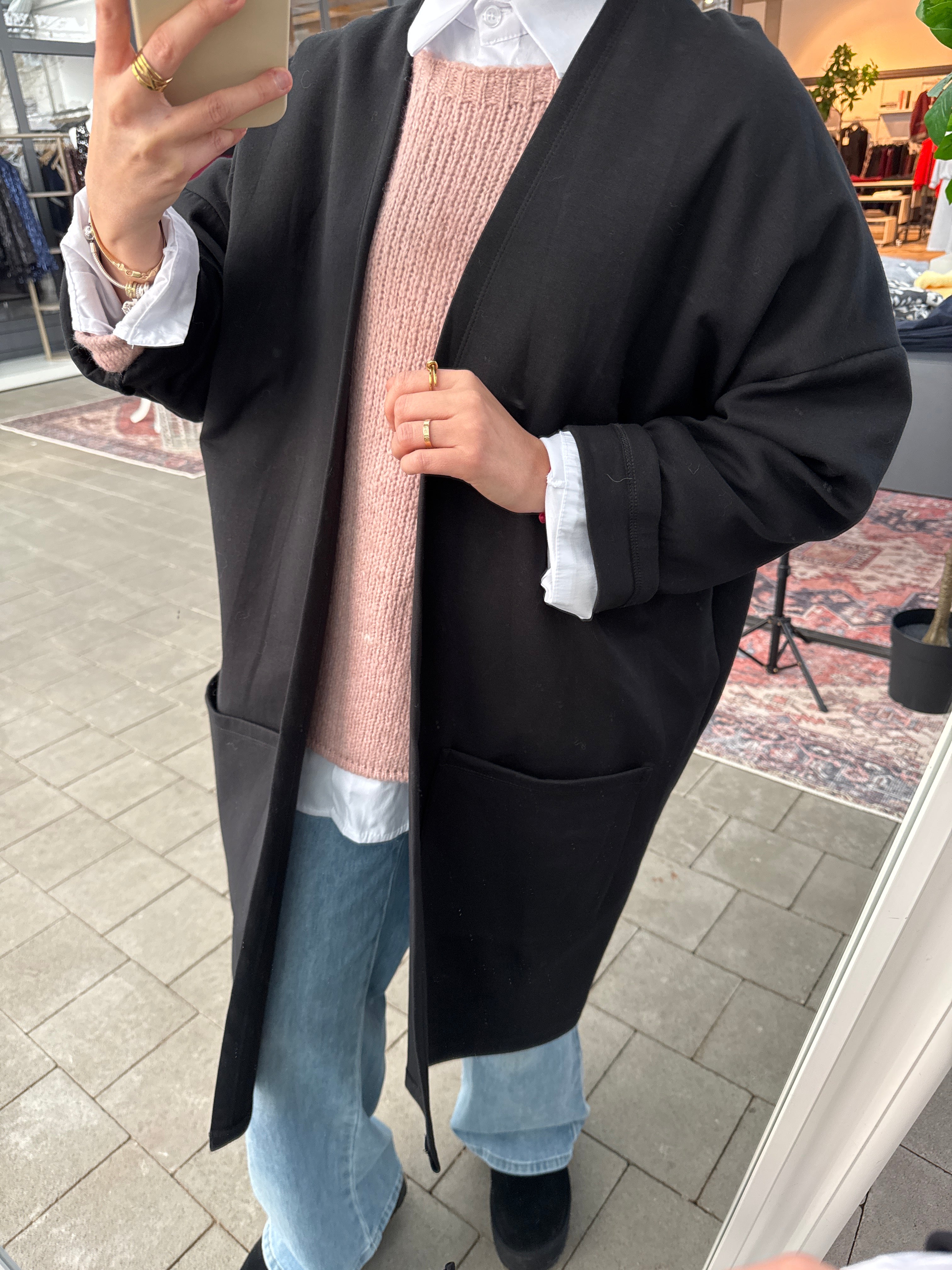 Soft Flow Fluffy Long Cape