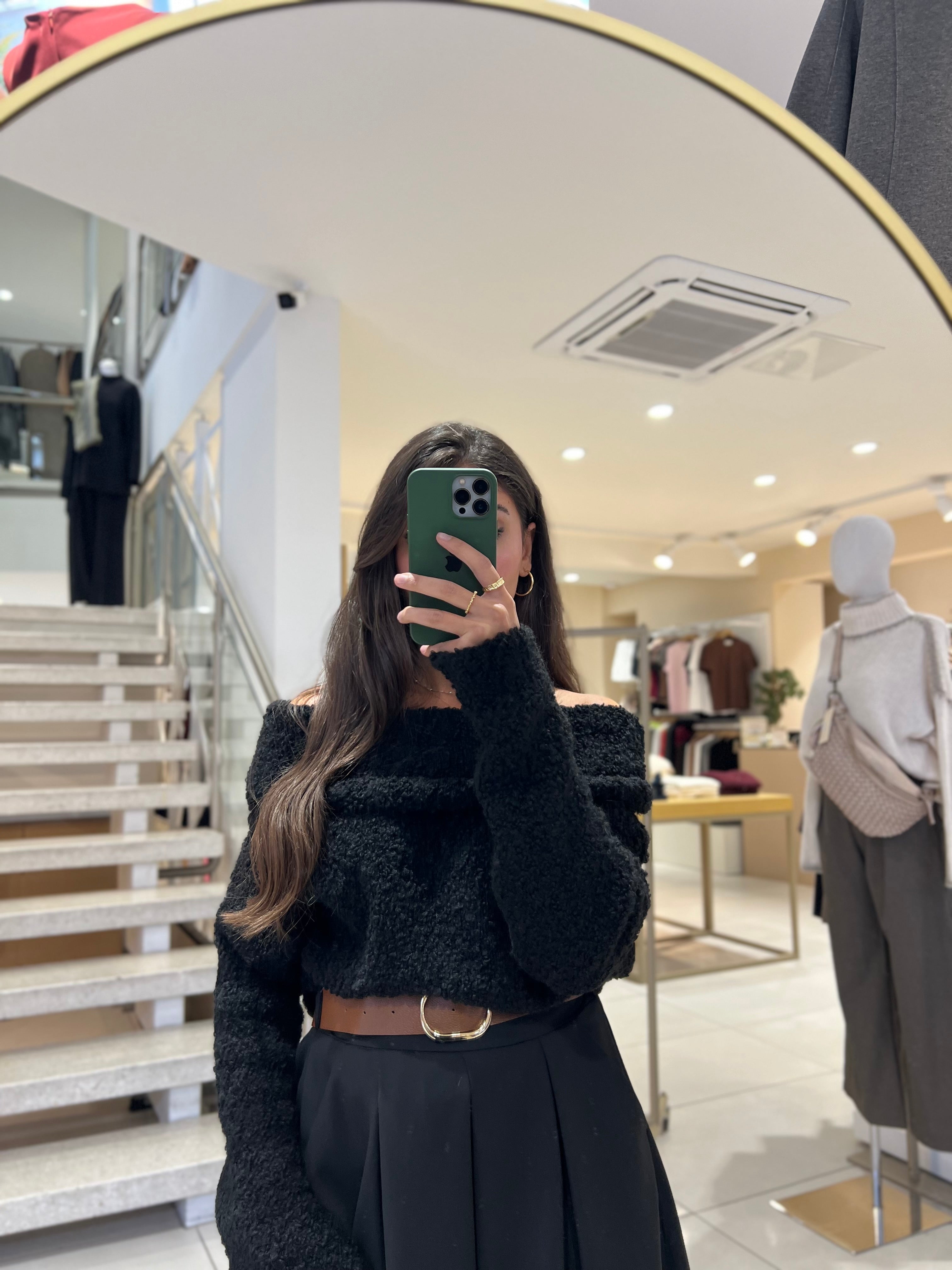 Off-Shoulder Pullover