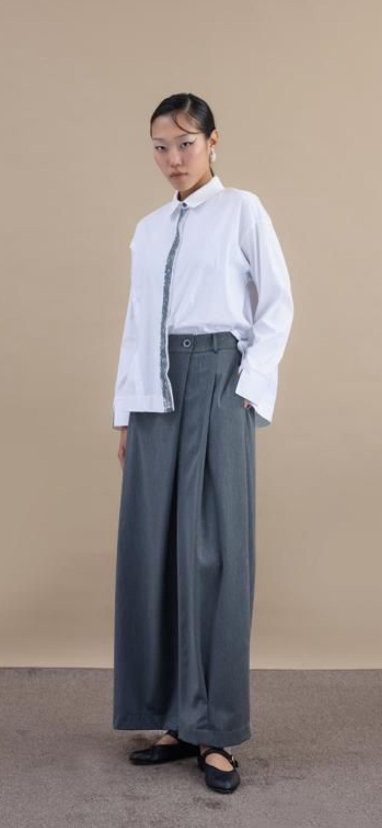 Zweiteiler mit Bluse und Hosenrock