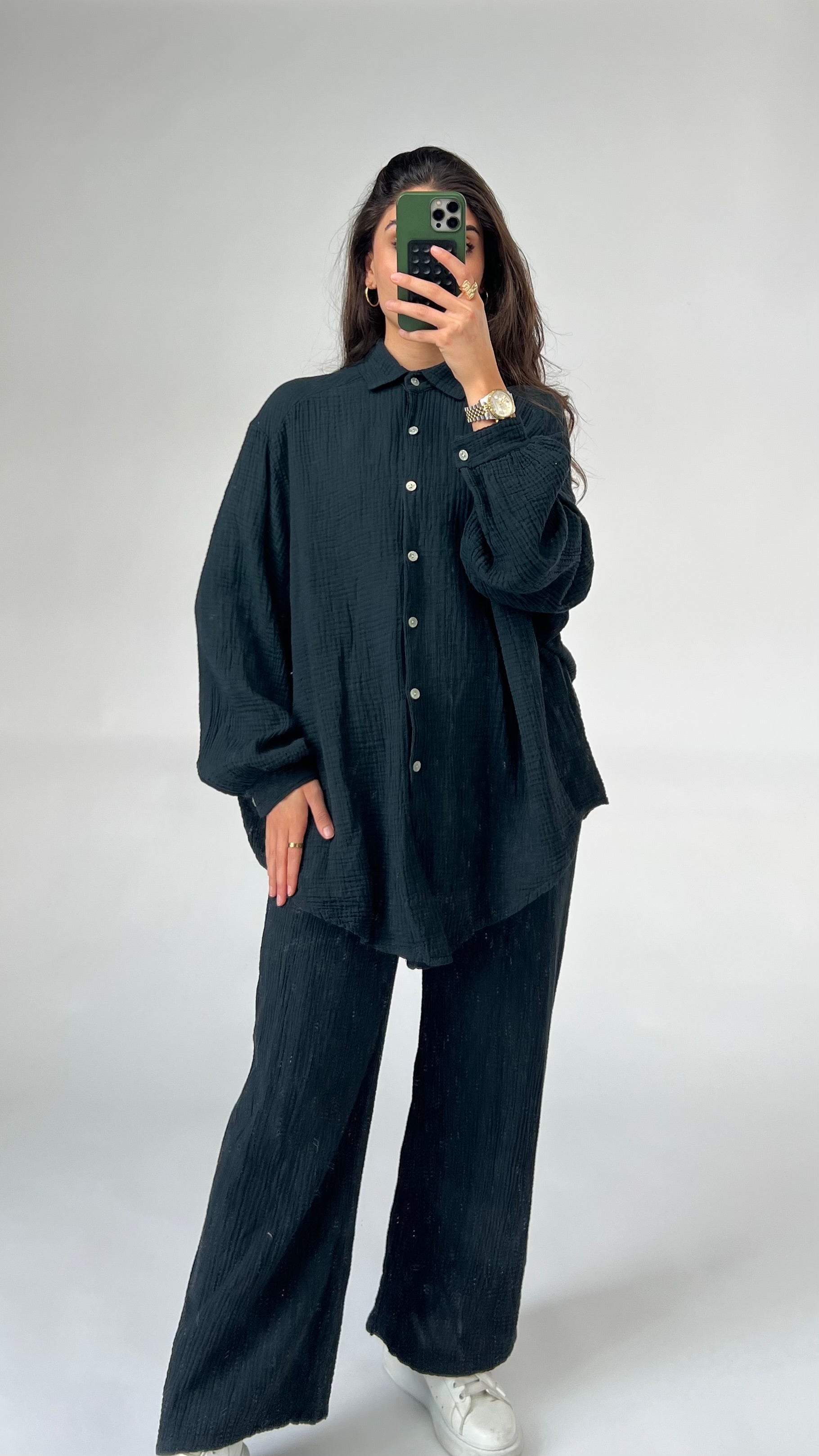 Musselin Zweiteiler mit Hose