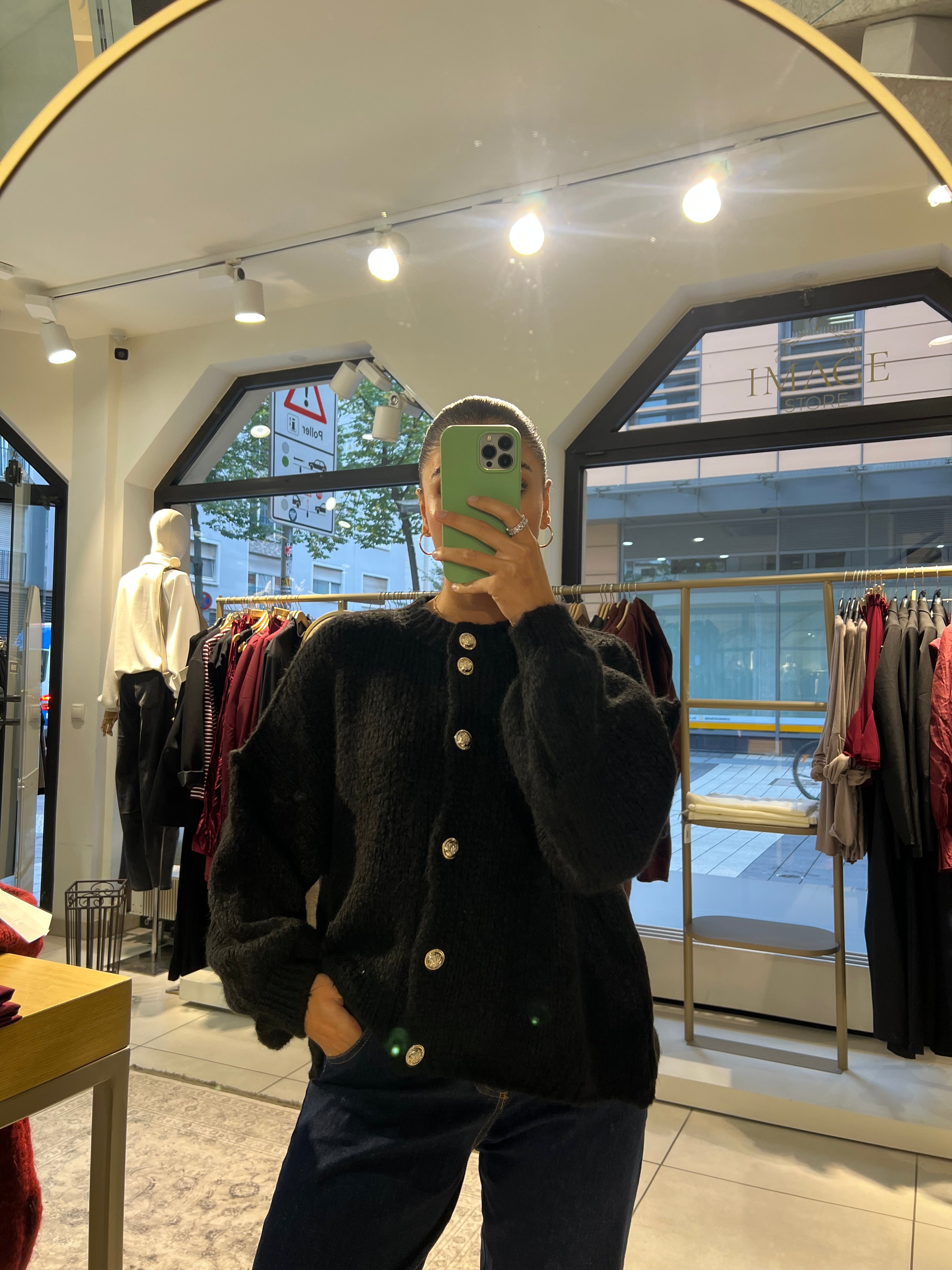 Oversize Cardigan Kurz