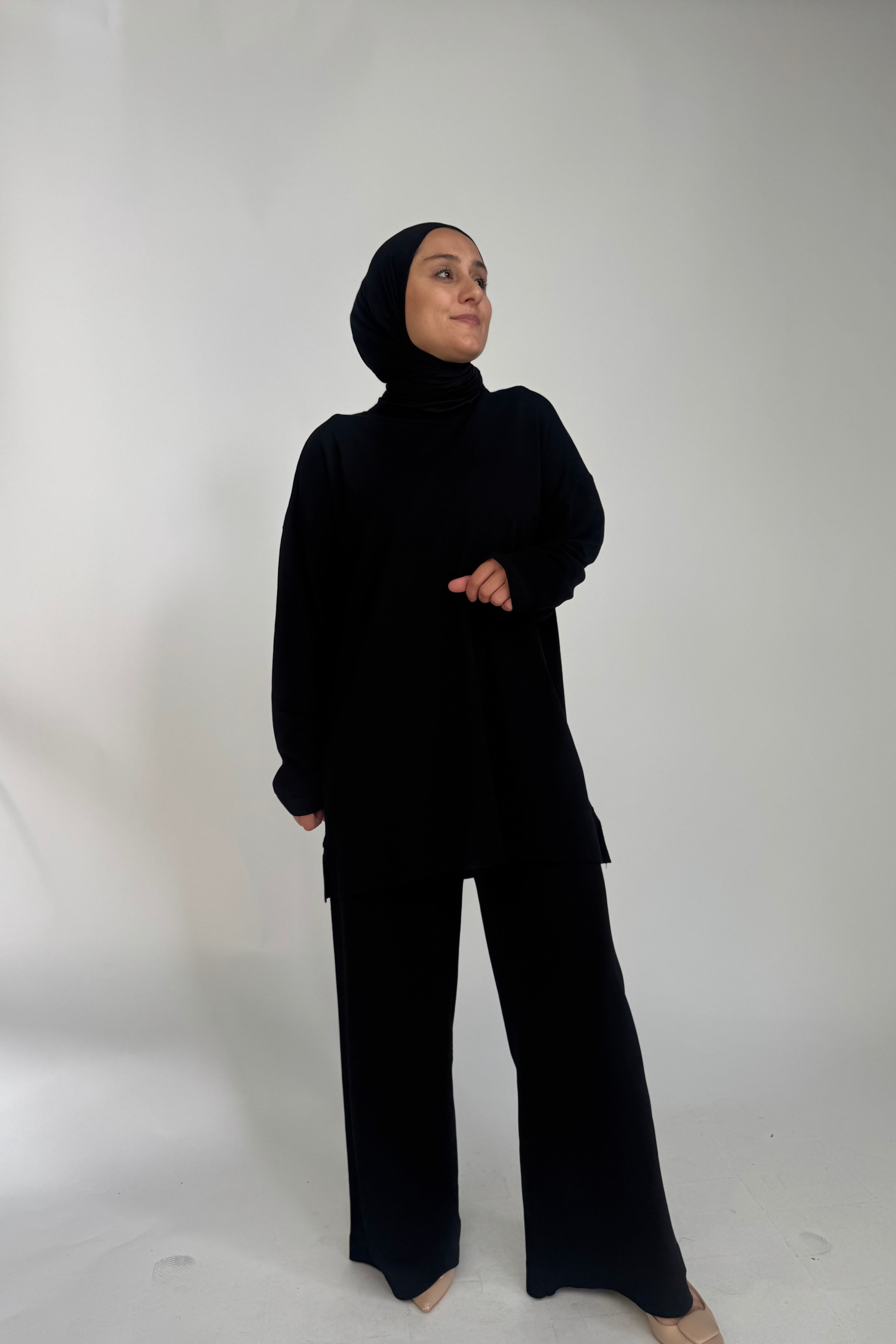 Strick Zweiteiler mit Hose