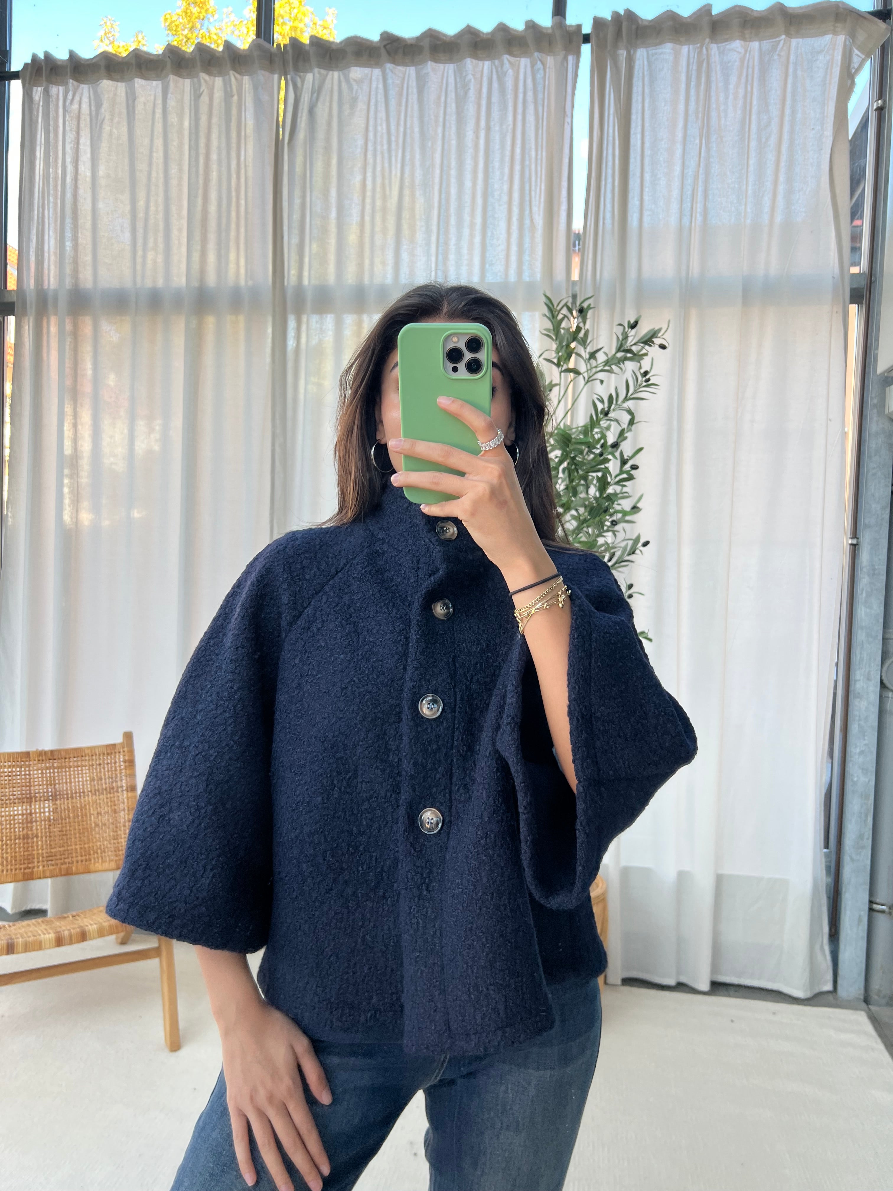 Bouclé Poncho