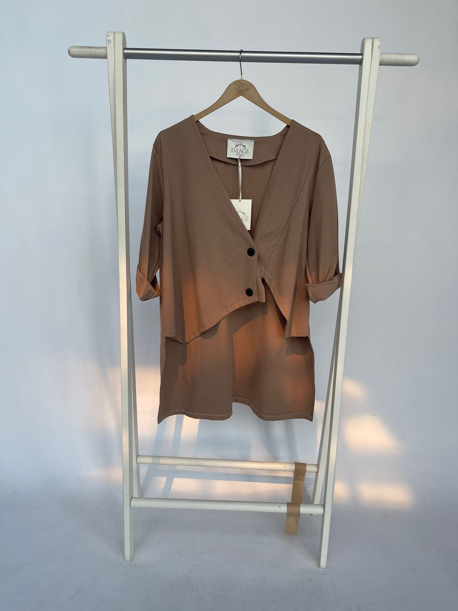 Asymmetrische Jacke Pel