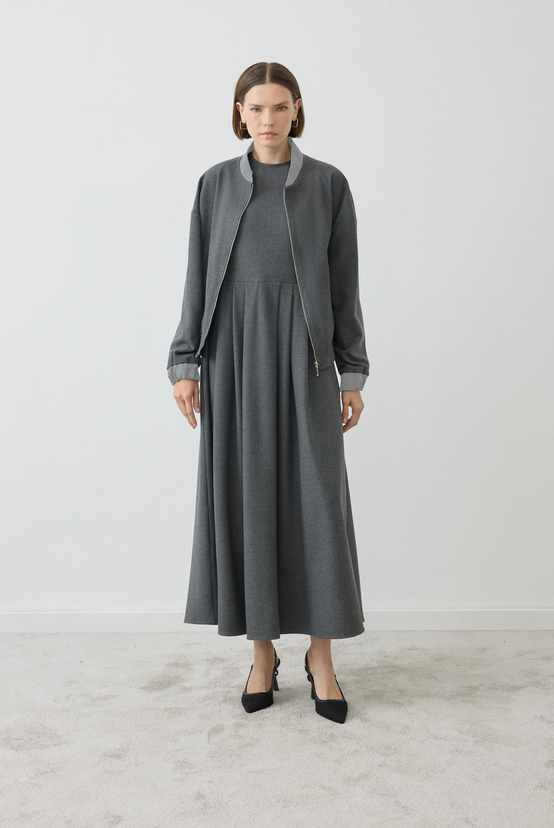 Valle Bomber Jacke mit Kleid