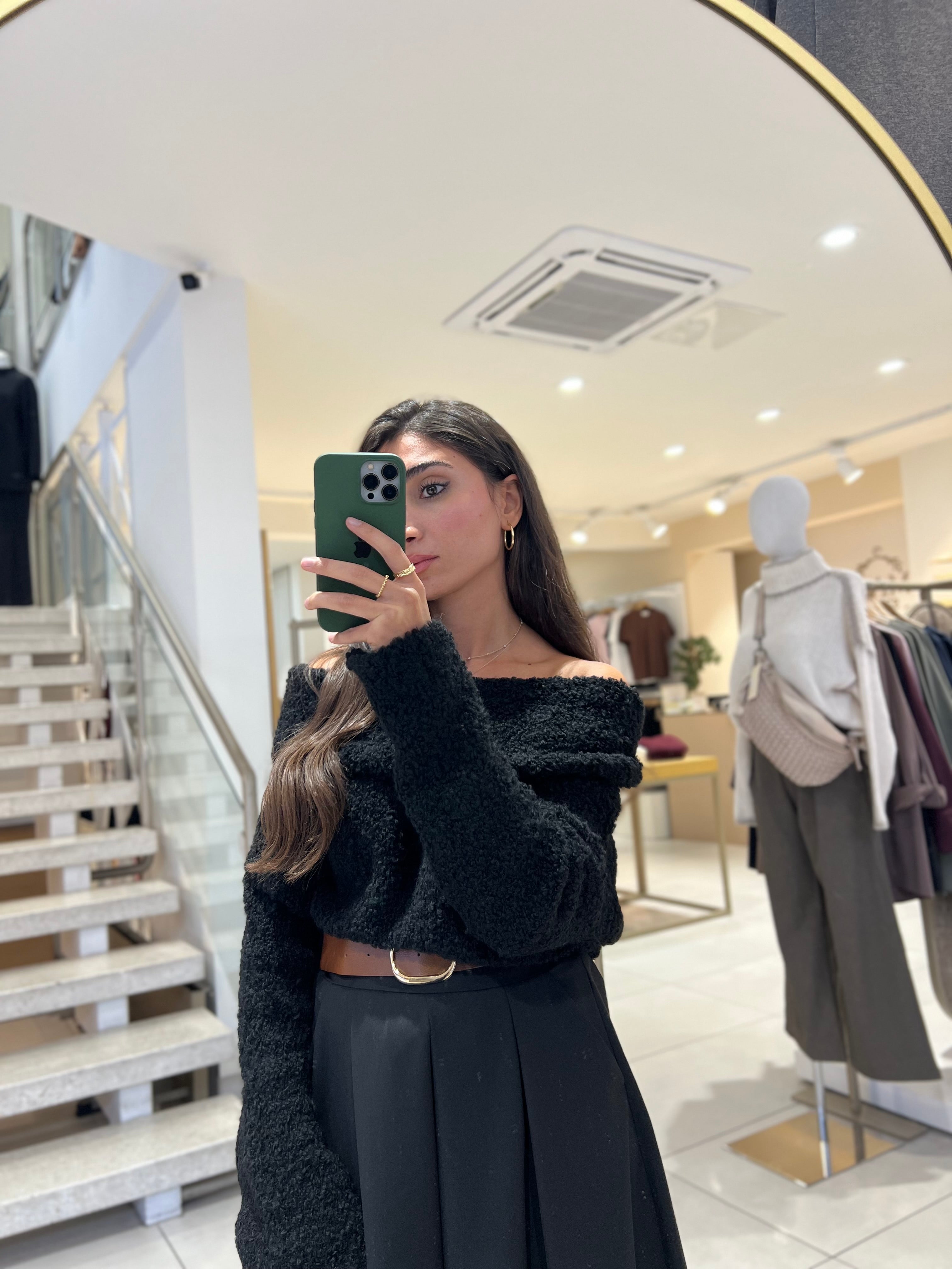 Off-Shoulder Pullover