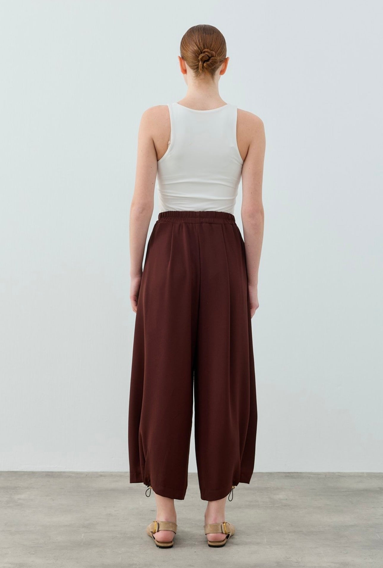 Sportliche Krepp Hose