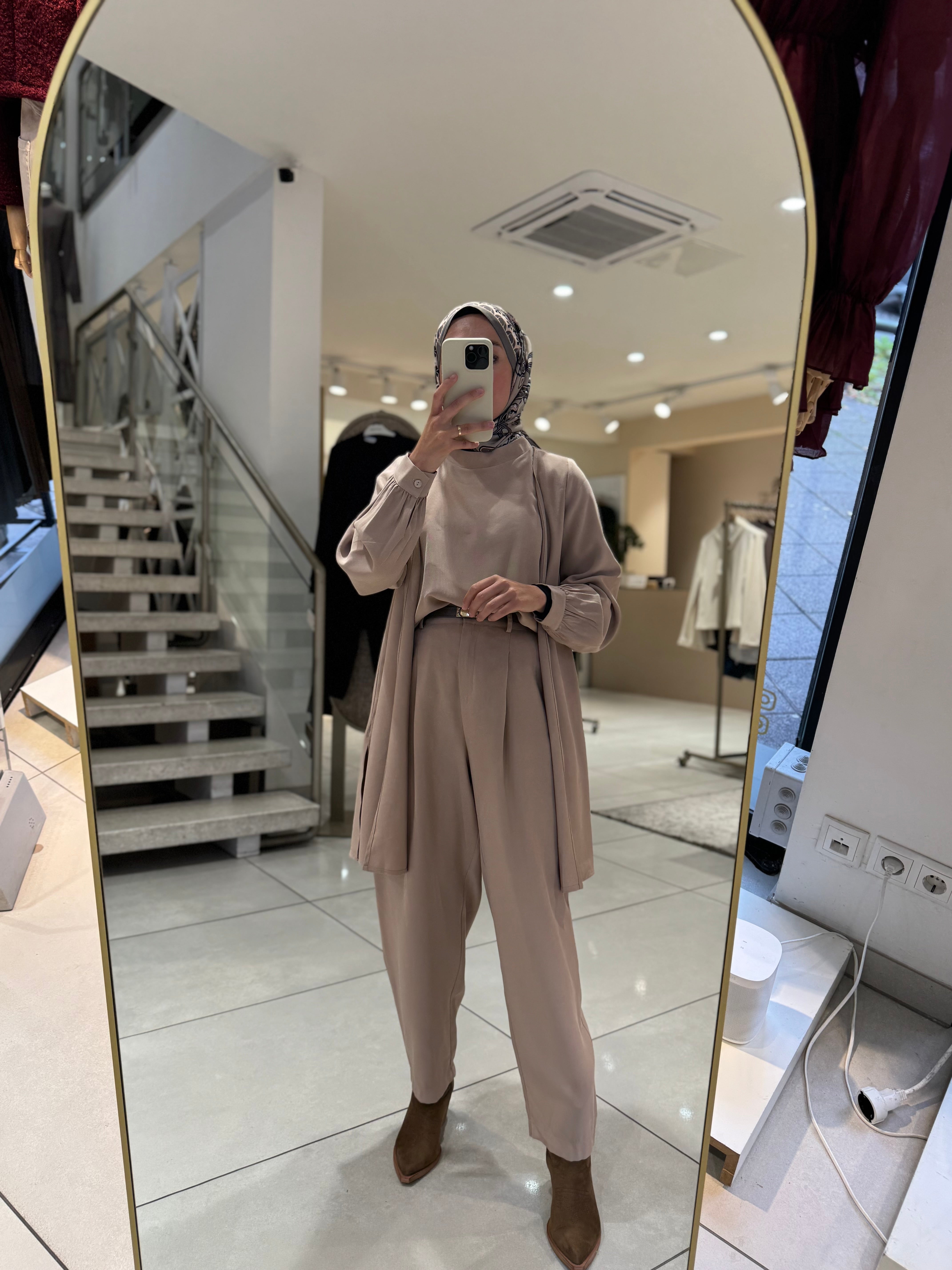 Set mit Hose aus Rayon