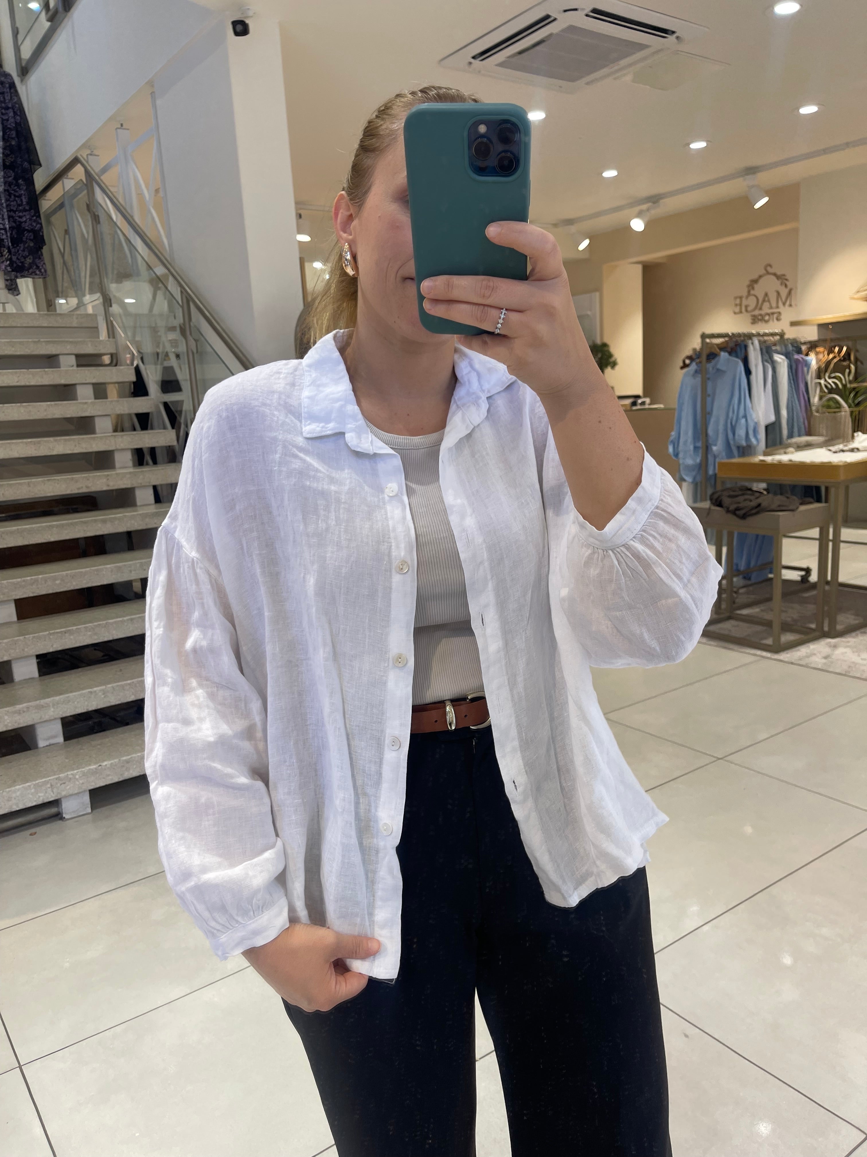 Leinenbluse Nusy