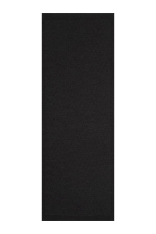 Zincir Desen Siyah Pamuk İpek Şal 70x210