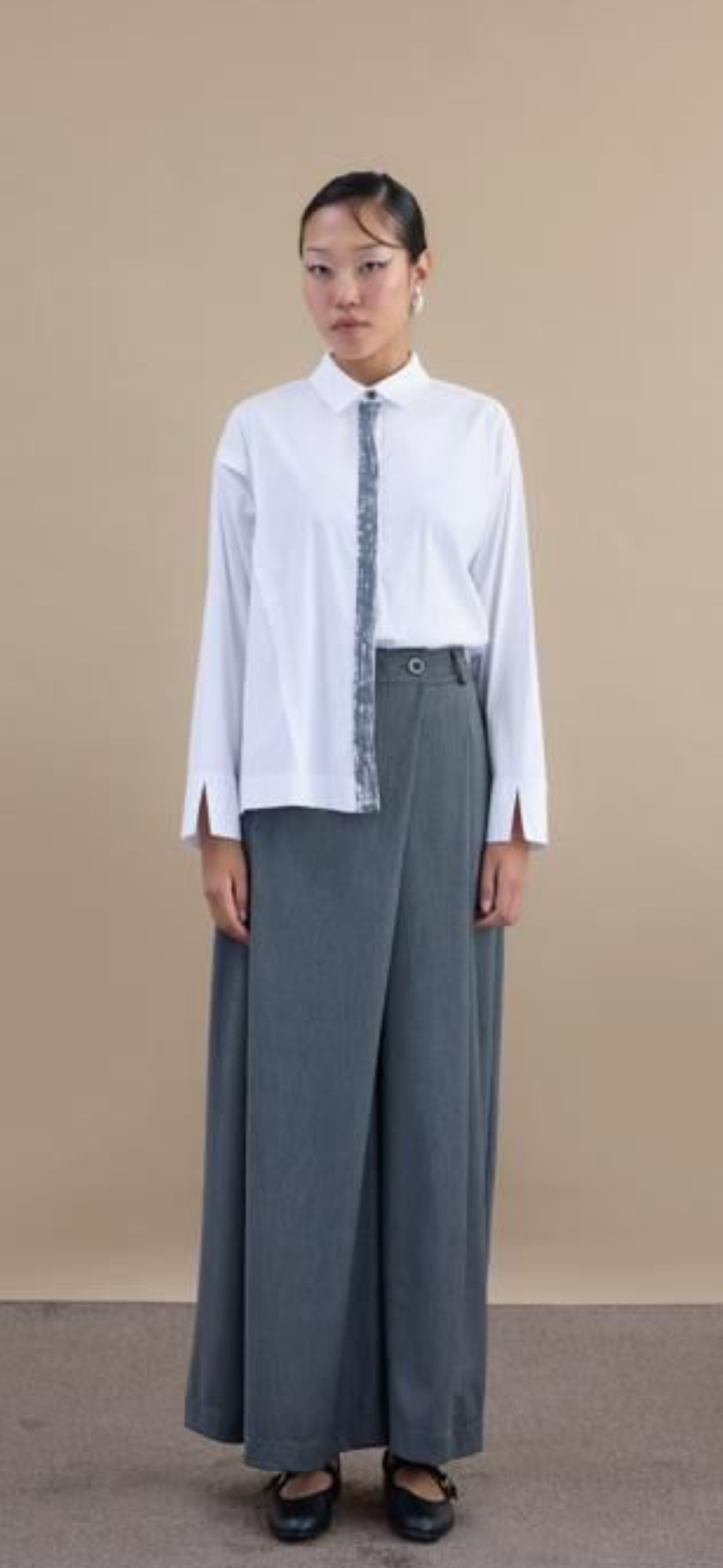 Zweiteiler mit Bluse und Hosenrock